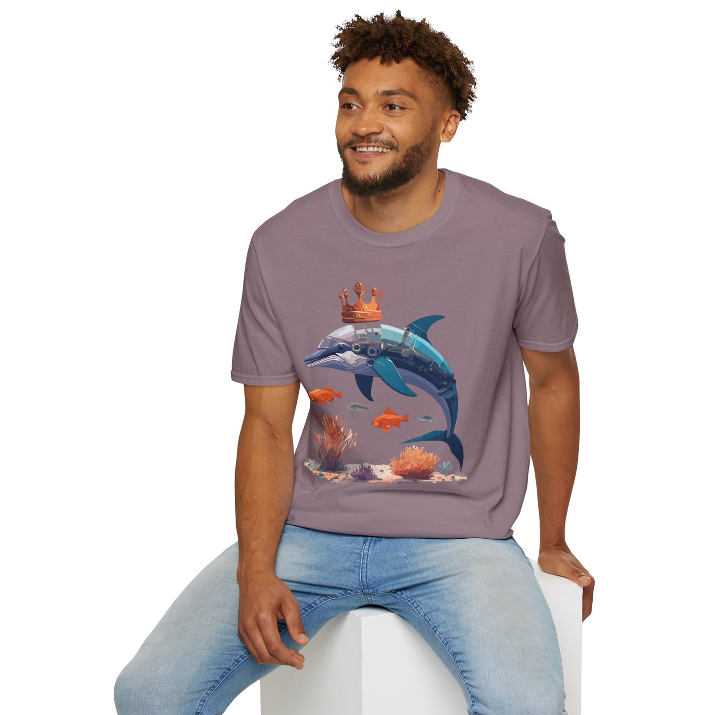 Dolphin Shirts, Shirt with Dolphin, Fish Tee Shirt, Animal Shirt