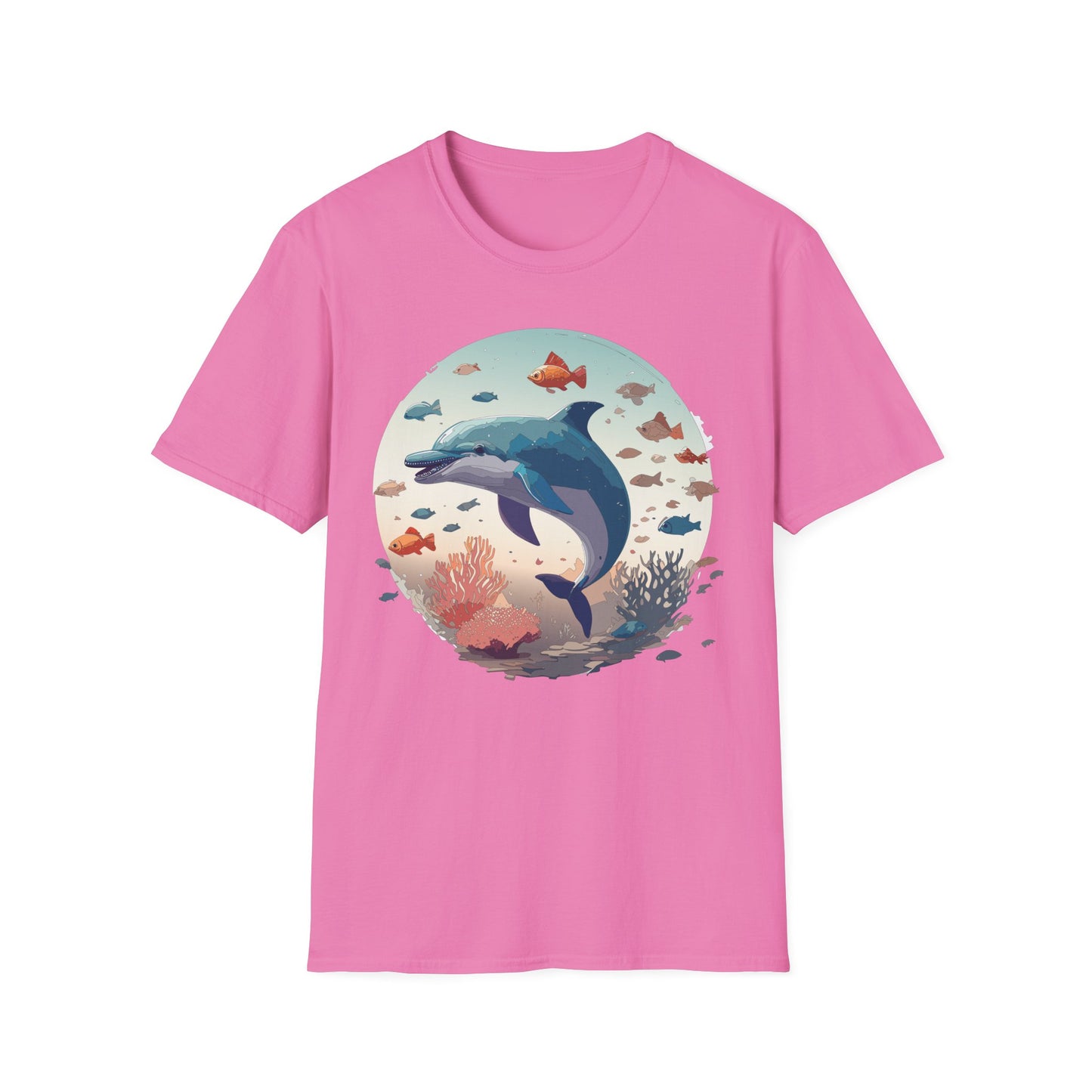 Dolphin Shirts, Shirt with Dolphin, Fish Tee Shirt, Animal Shirt