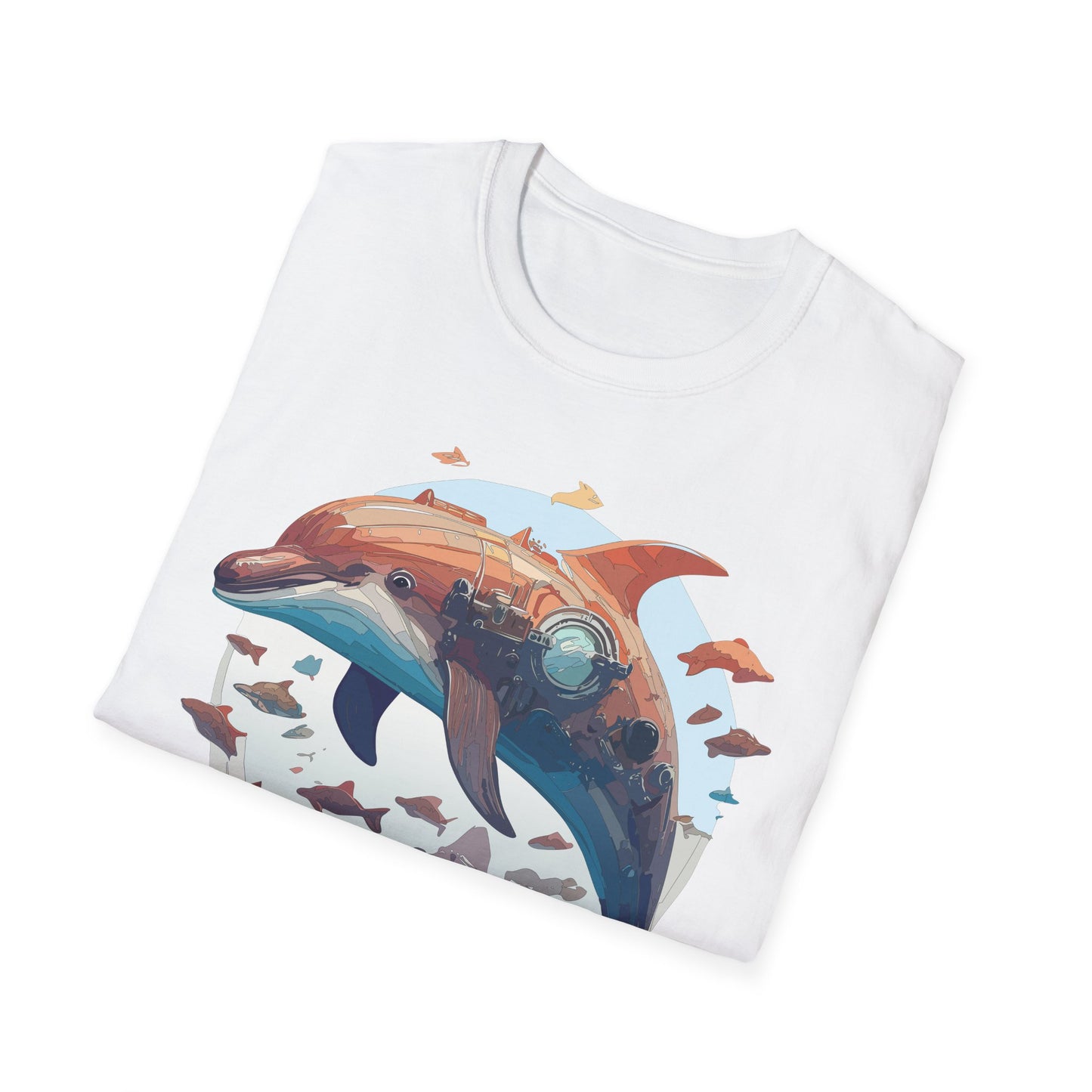 Dolphin Shirts, Shirt with Dolphin, Fish Tee Shirt, Animal Shirt