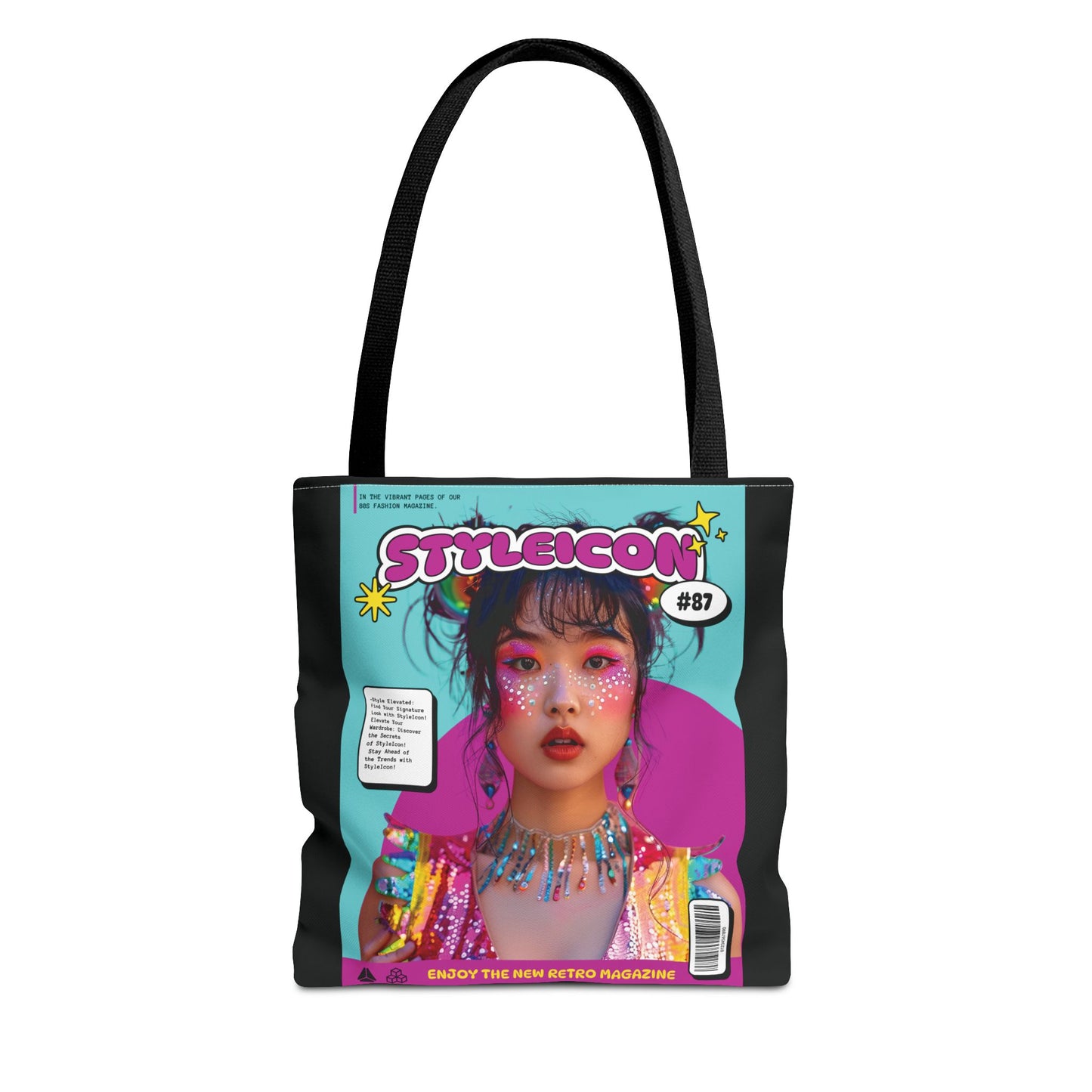 Canvas Tote Bag - Magazine Cover - retro2nova