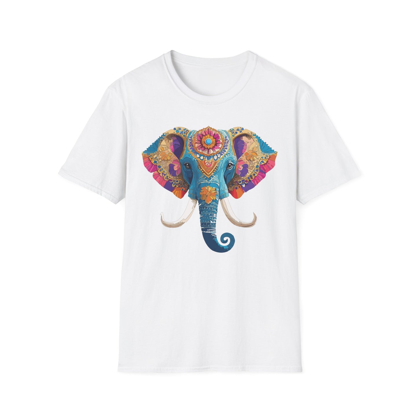 Elephant Shirt, T Shirt with Elephant, Elephant on T Shirt, T Shirt with Animation, Animals Tee Shirt