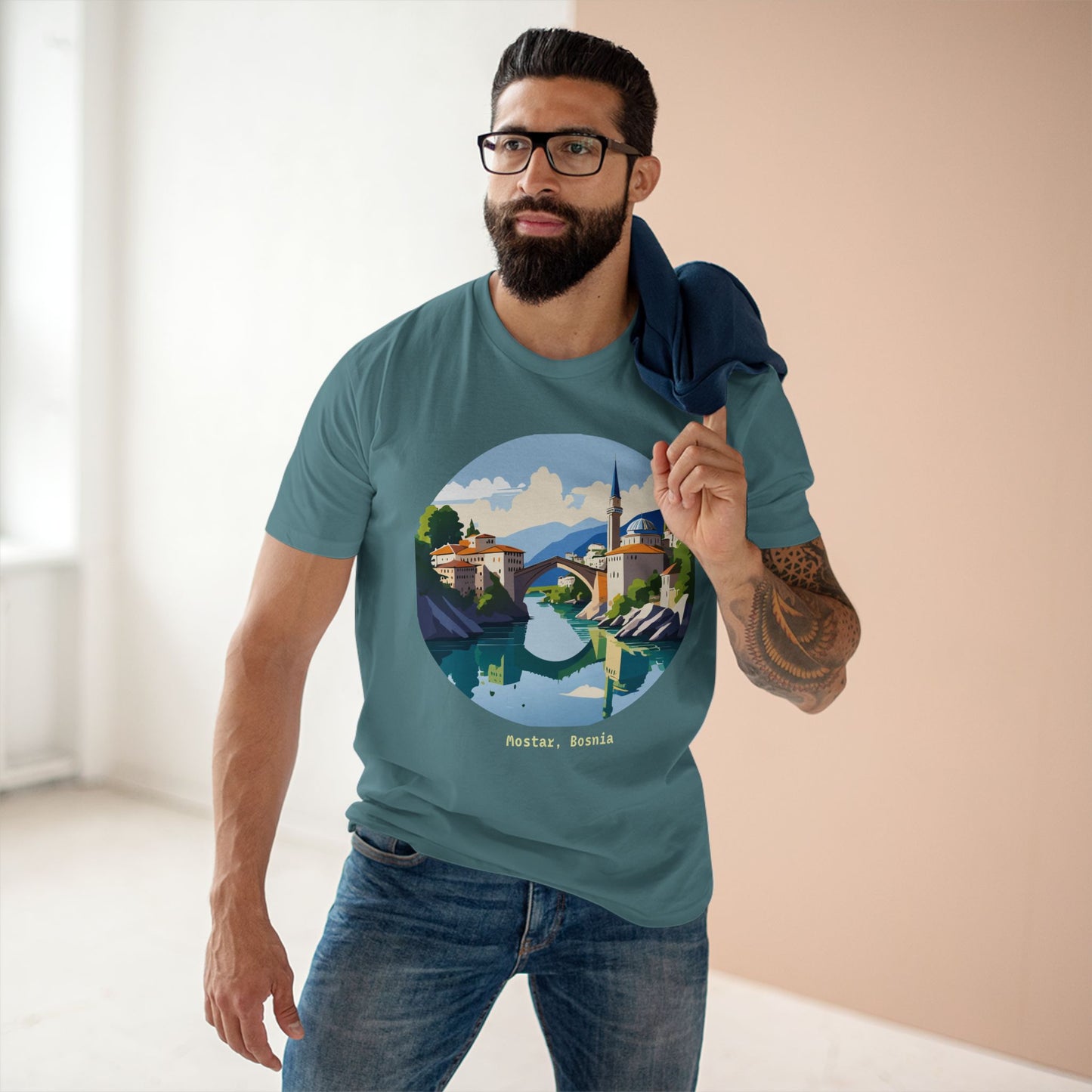 Travel Shirt, Tourist Shirt, Bosnia Shirt - retro2nova