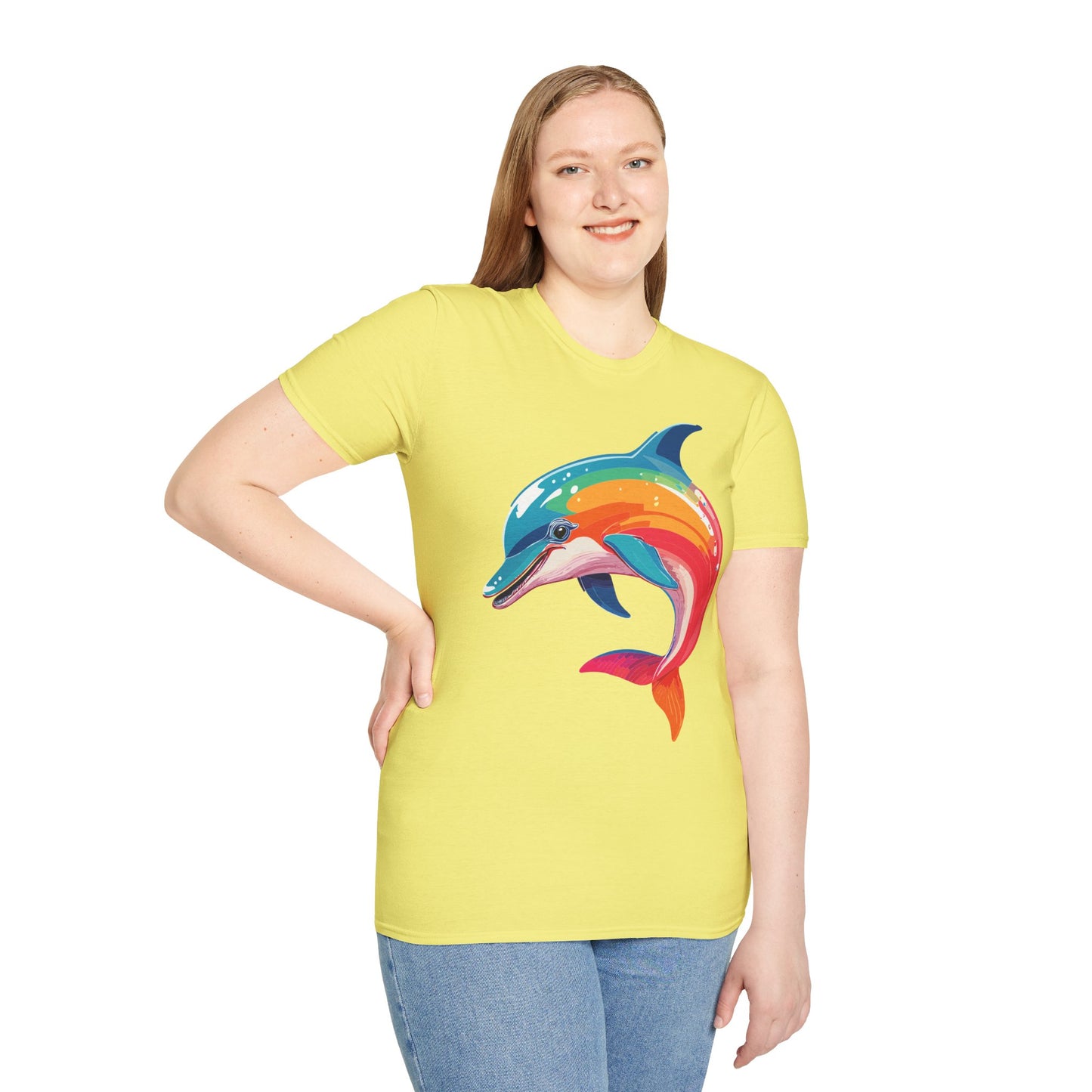 Dolphin Shirts, Shirt with Dolphin, Fish Tee Shirt, Animal Shirt