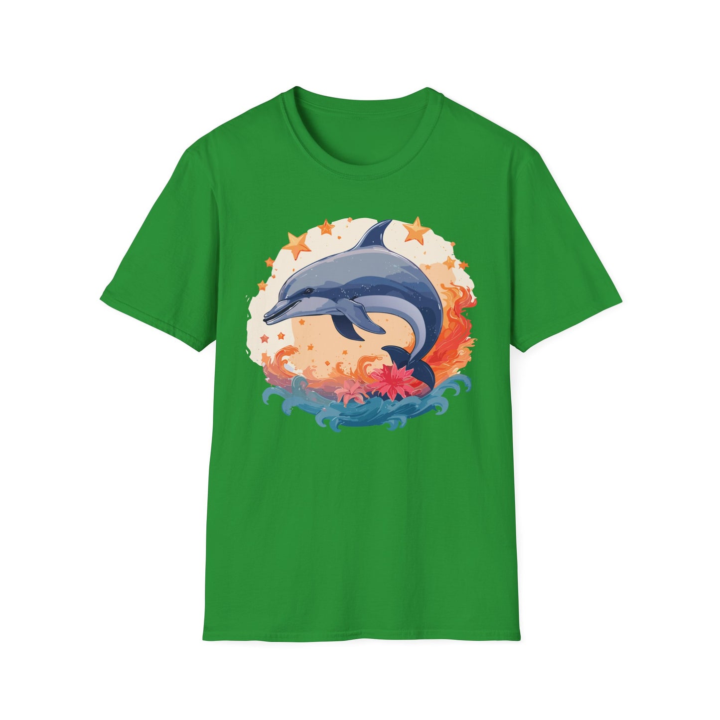 Dolphin Shirts, Shirt with Dolphin, Fish Tee Shirt, Animal Shirt