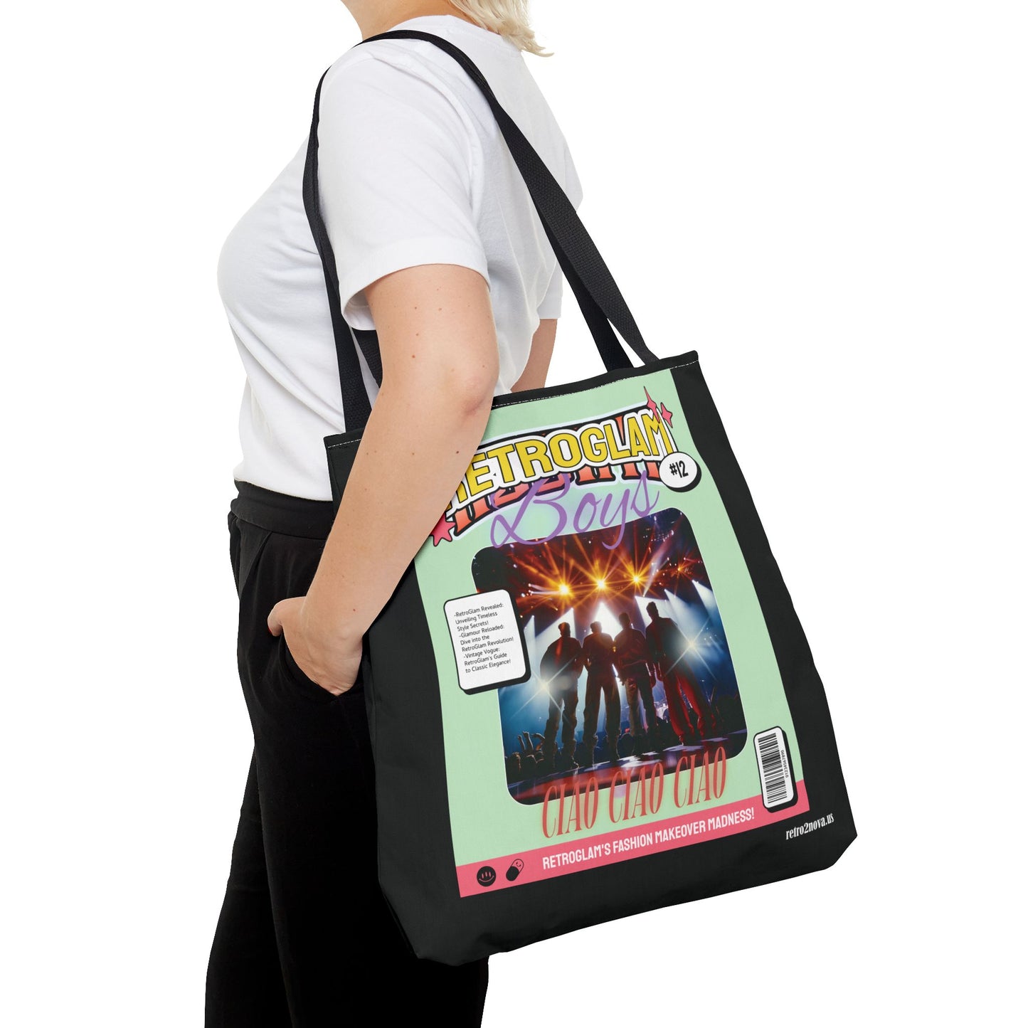 Canvas Tote Bag - Magazine Cover - retro2nova