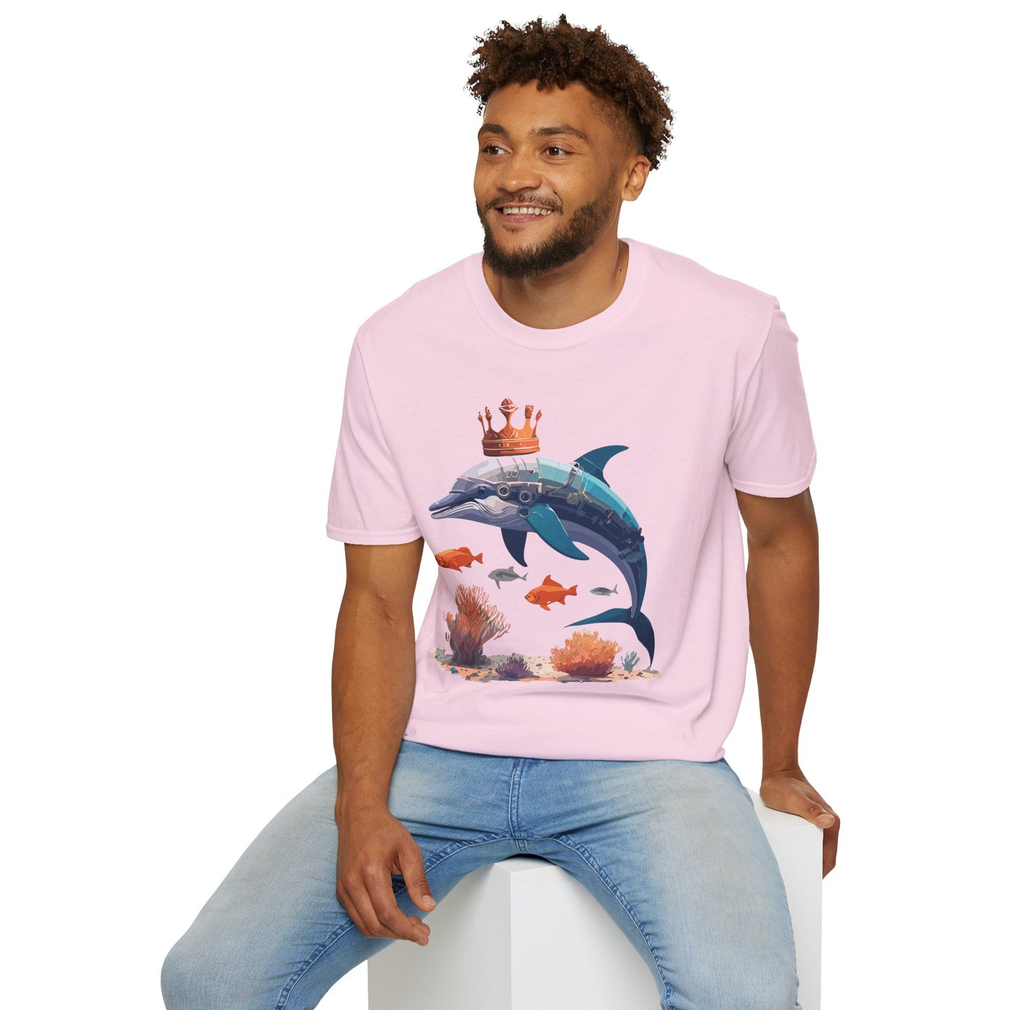 Dolphin Shirts, Shirt with Dolphin, Fish Tee Shirt, Animal Shirt