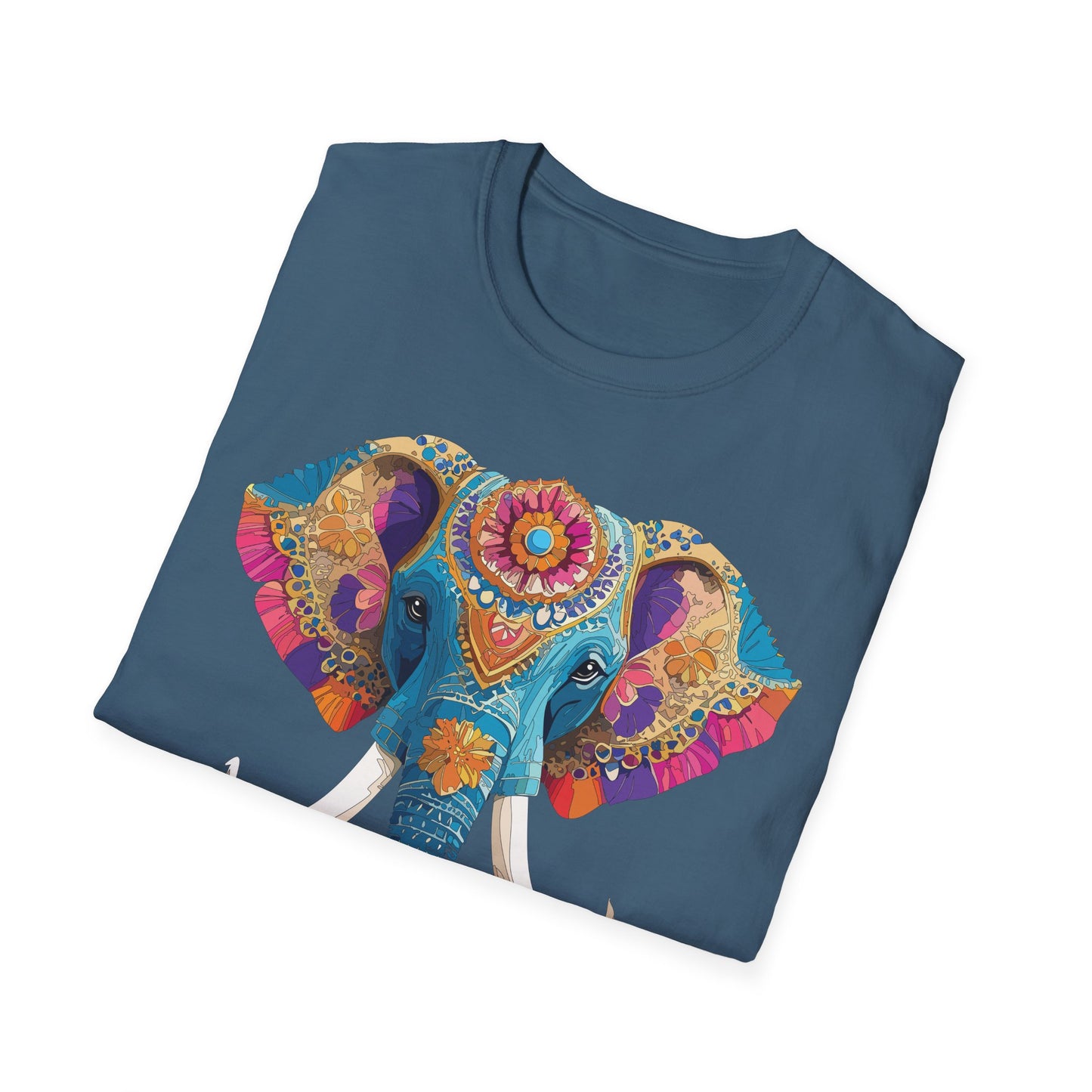 Elephant Shirt, T Shirt with Elephant, Elephant on T Shirt, T Shirt with Animation, Animals Tee Shirt