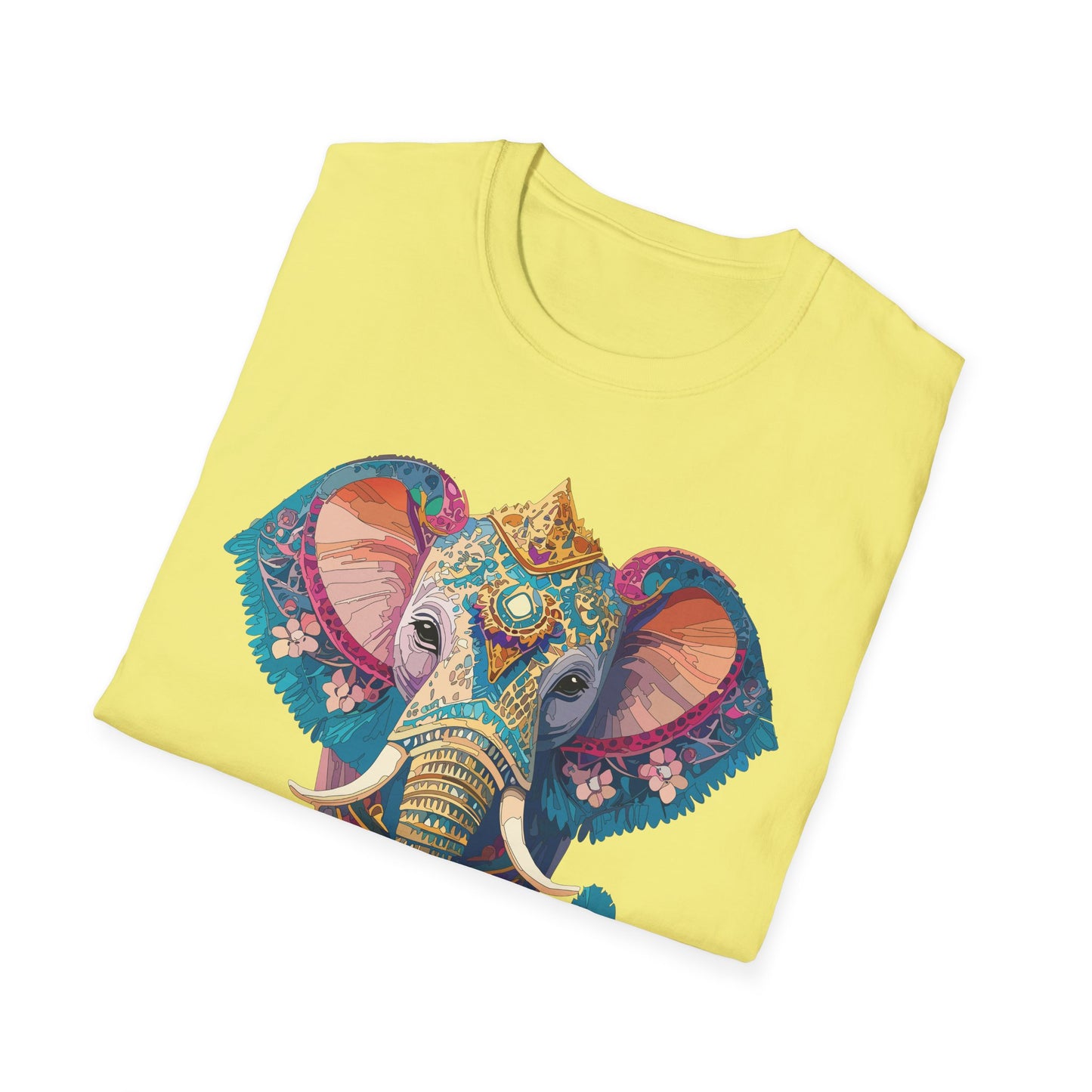 Elephant Shirt, T Shirt with Elephant, Elephant on T Shirt, T Shirt with Animation, Animals Tee Shirt
