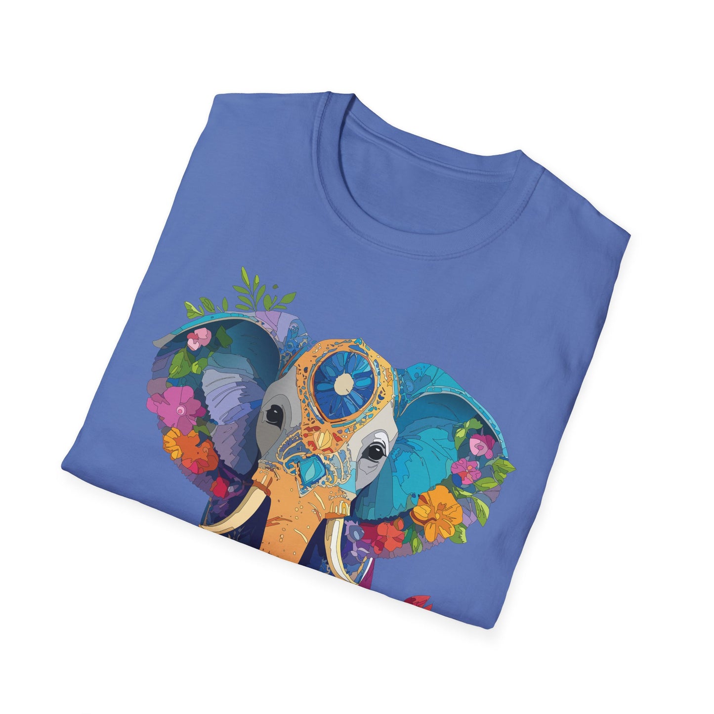 Elephant Shirt, T Shirt with Elephant, Elephant on T Shirt, T Shirt with Animation, Animals Tee Shirt