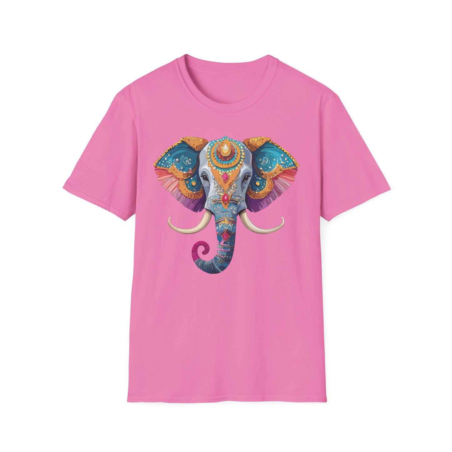Elephant Shirt, T Shirt with Elephant, Elephant on T Shirt, T Shirt with Animation, Animals Tee Shirt