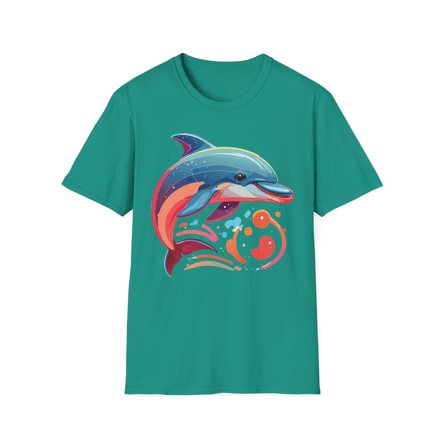 Dolphin Shirts, Shirt with Dolphin, Fish Tee Shirt, Animal Shirt