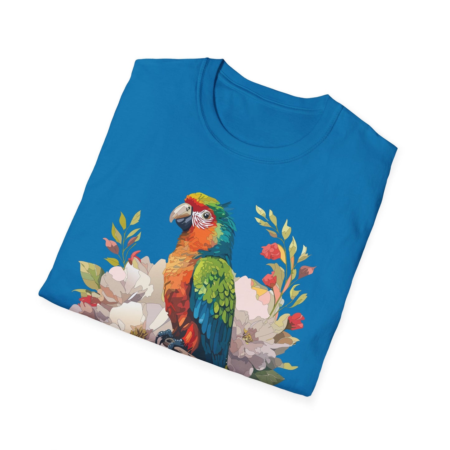 Bird T-Shirt, Floral Bird T Shirt, Shirt with Bird, Shirt with Animal