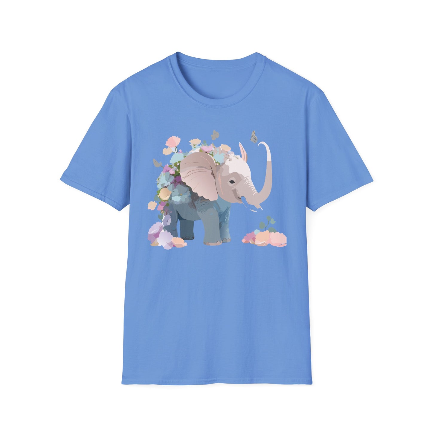 Elephant Shirt, T Shirt with Elephant, Elephant on T Shirt, T Shirt with Animation, Animals Tee Shirt