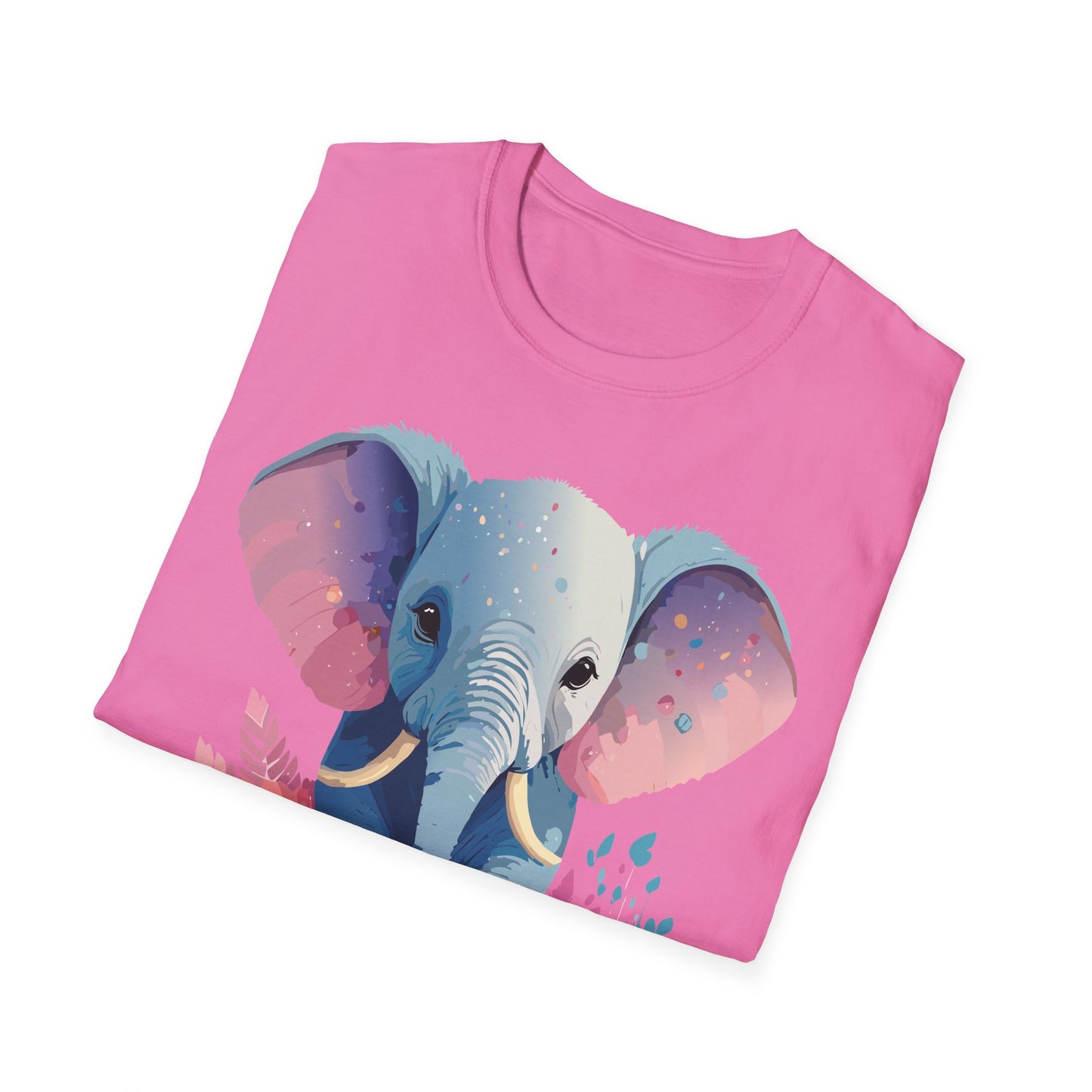 Elephant Shirt, T Shirt with Elephant, Elephant on T Shirt, T Shirt with Animation, Animals Tee Shirt
