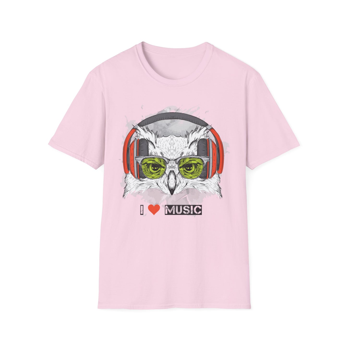 I love Music Animals Shirts, Shirt with Animals, Animals with Headphones Shirt