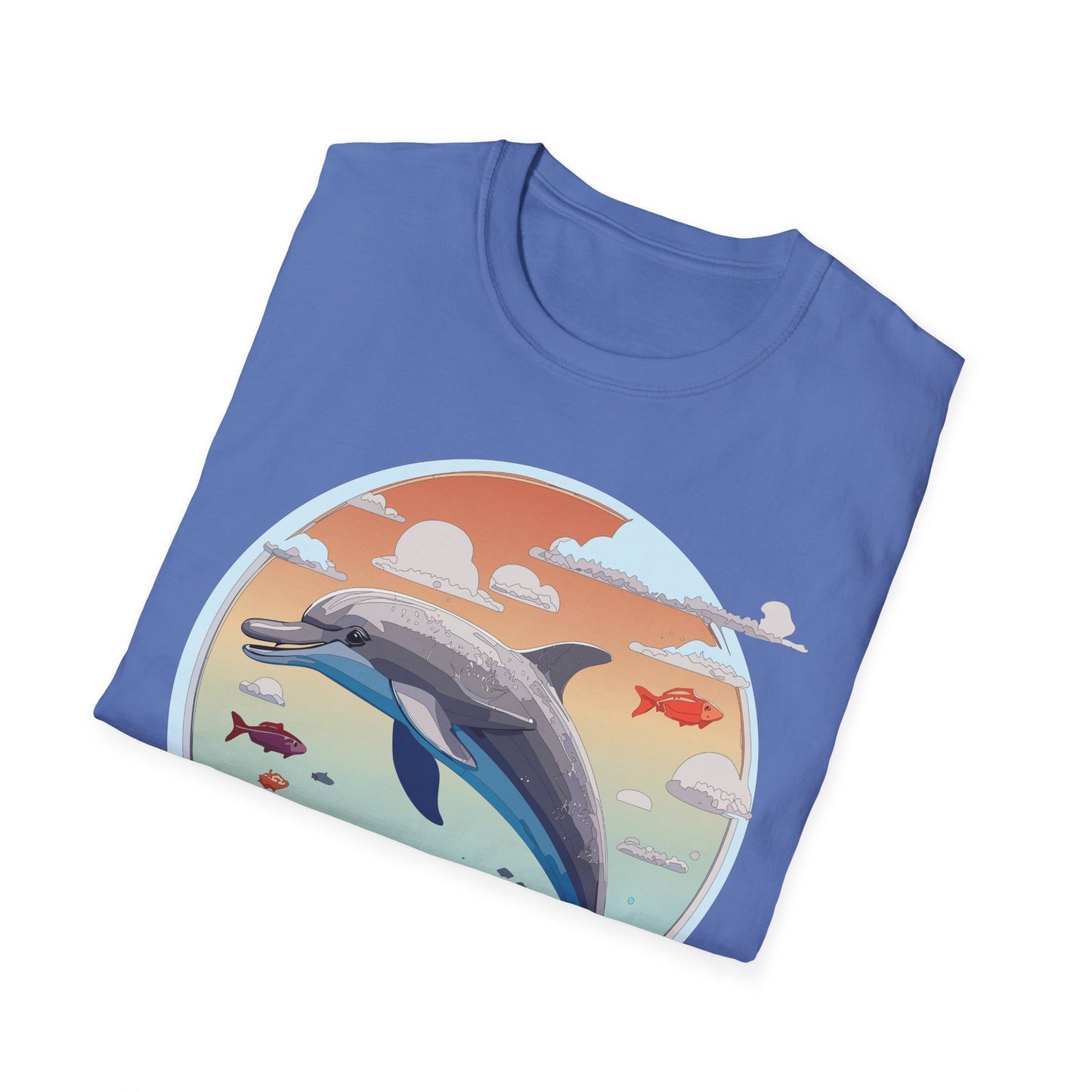 Dolphin Shirts, Shirt with Dolphin, Fish Tee Shirt, Animal Shirt