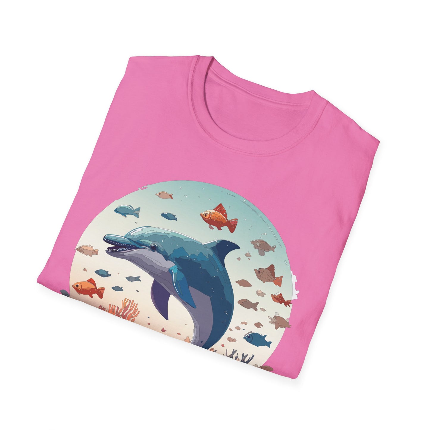 Dolphin Shirts, Shirt with Dolphin, Fish Tee Shirt, Animal Shirt