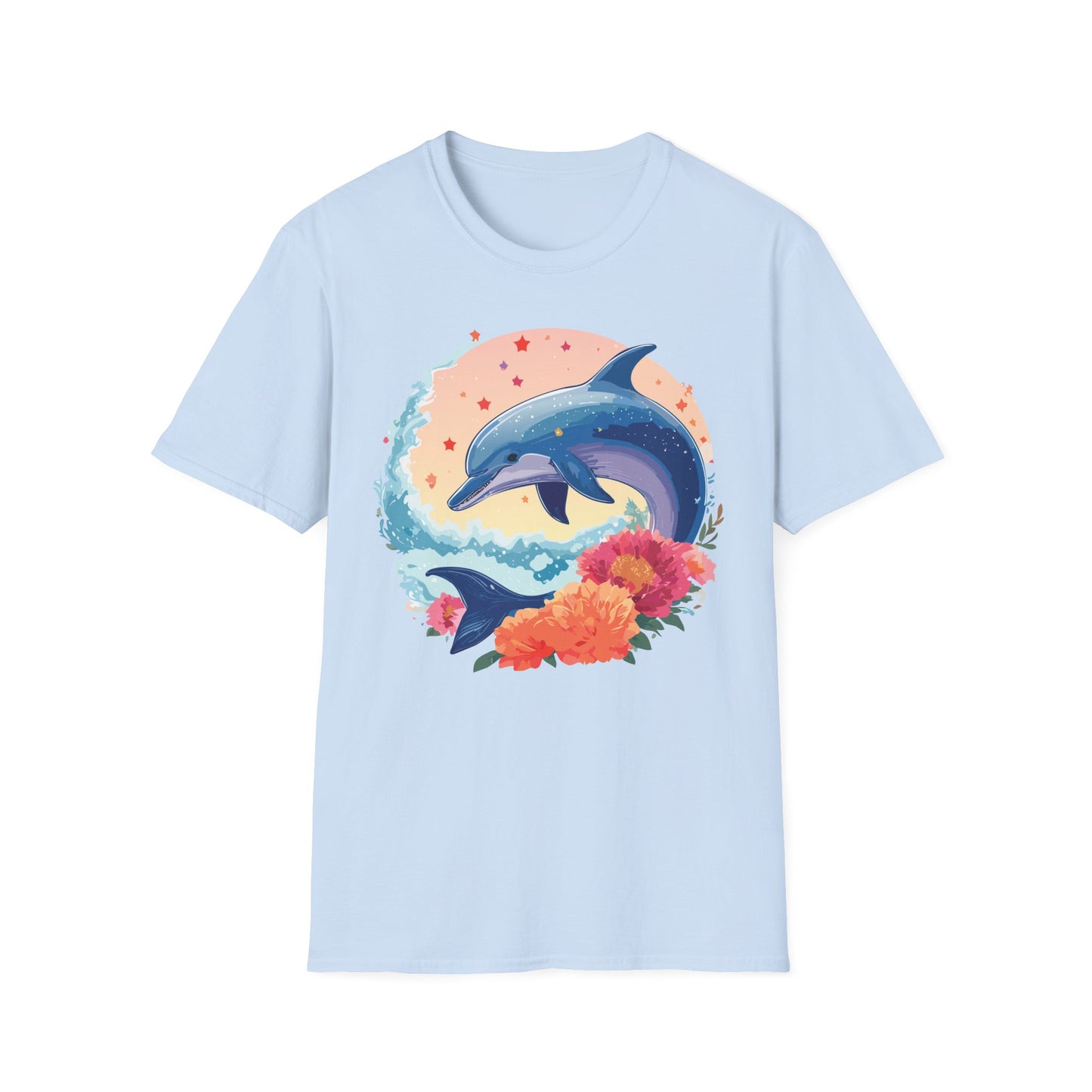 Dolphin Shirts, Shirt with Dolphin, Fish Tee Shirt, Animal Shirt