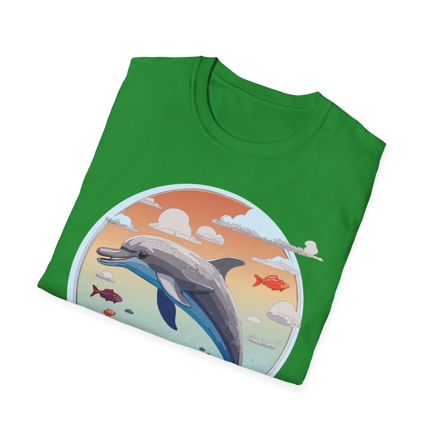 Dolphin Shirts, Shirt with Dolphin, Fish Tee Shirt, Animal Shirt