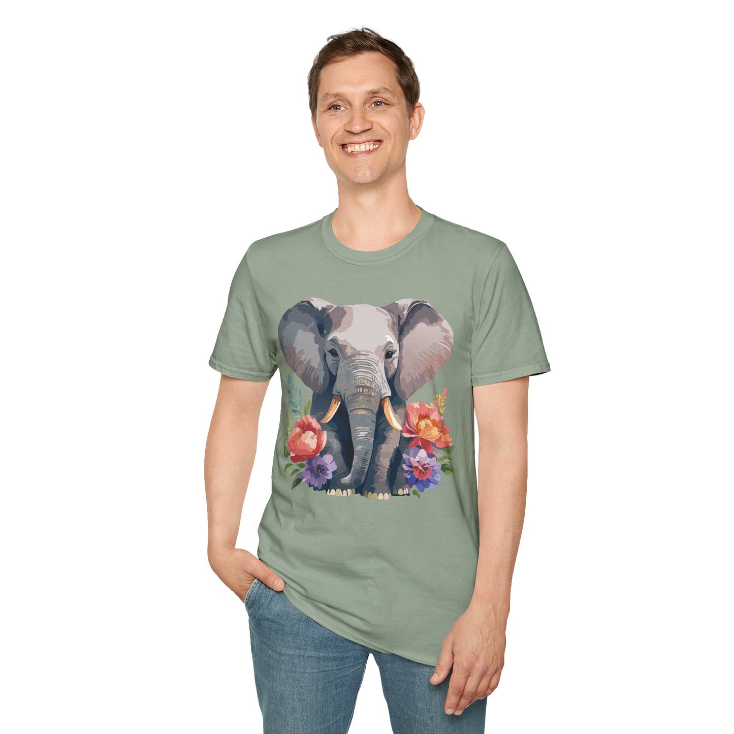 Elephant T-Shirt, Elephant T Shirt, Shirt with Elephant, Shirt with Animal