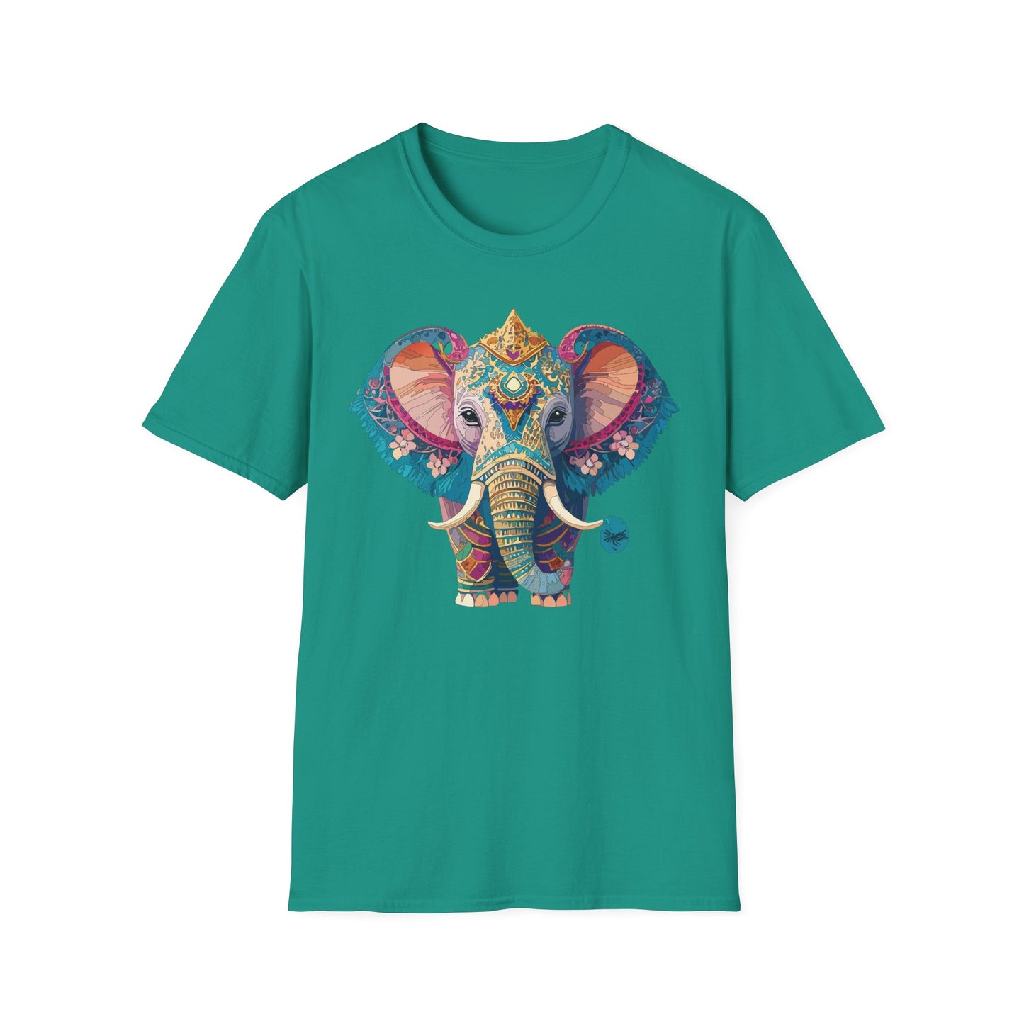 Elephant Shirt, T Shirt with Elephant, Elephant on T Shirt, T Shirt with Animation, Animals Tee Shirt