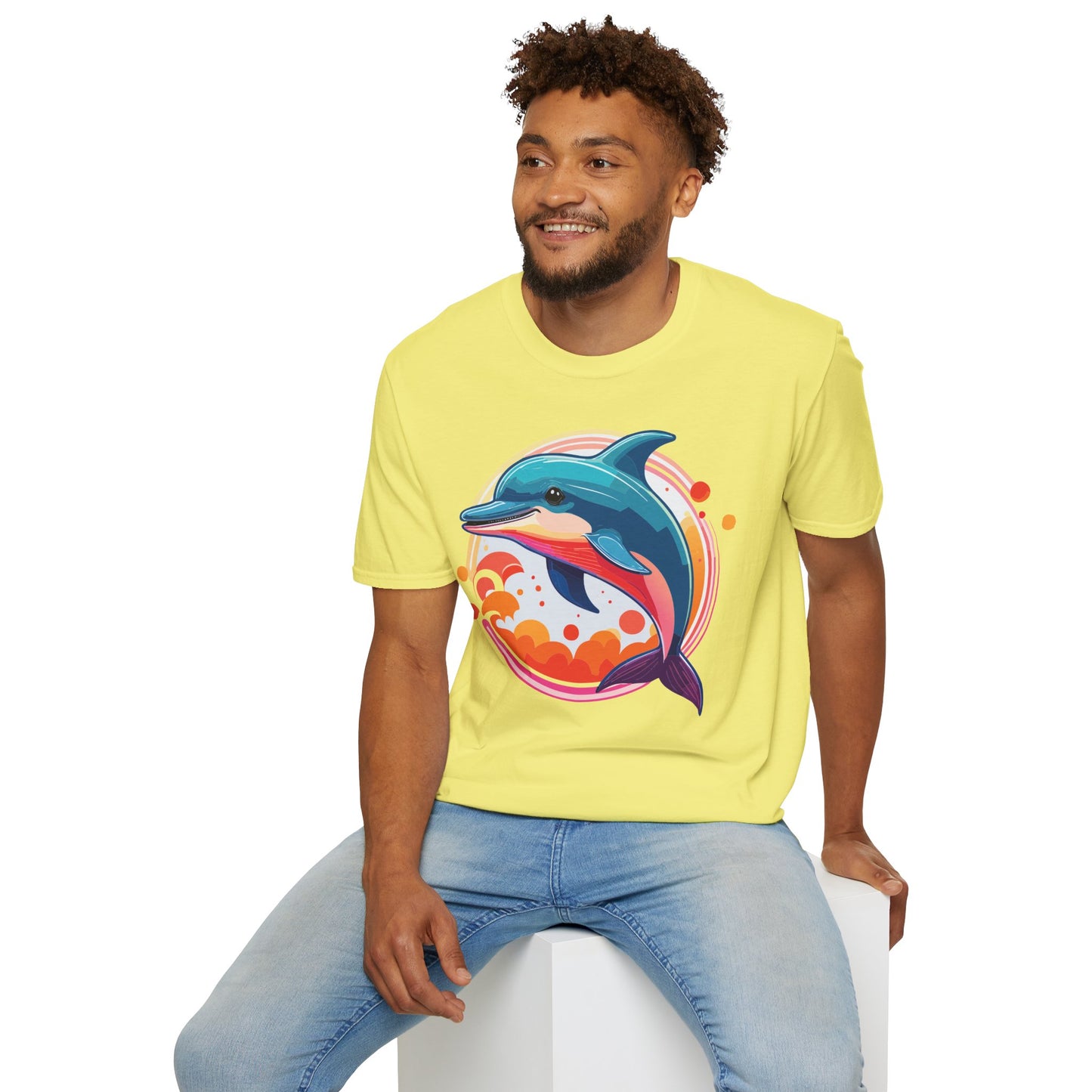 Dolphin Shirts, Shirt with Dolphin, Fish Tee Shirt, Animal Shirt