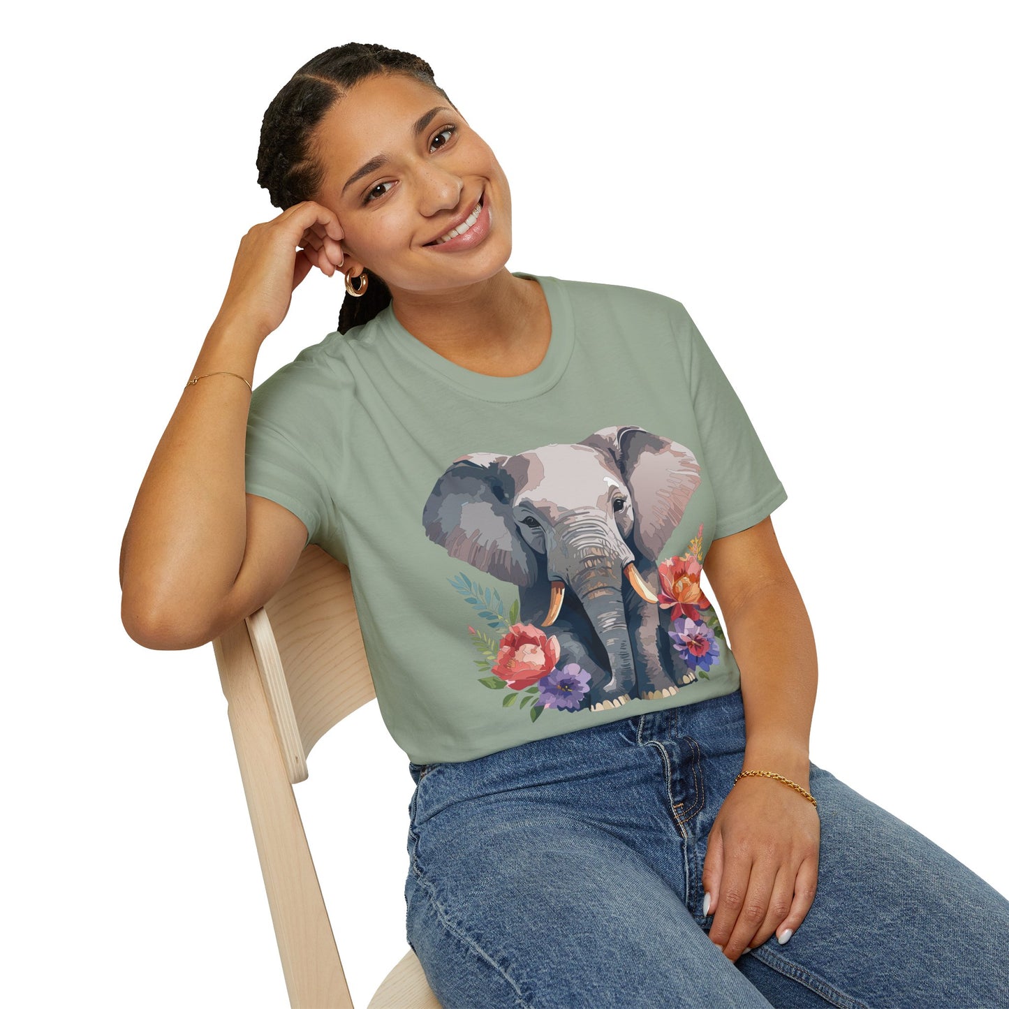 Elephant T-Shirt, Elephant T Shirt, Shirt with Elephant, Shirt with Animal