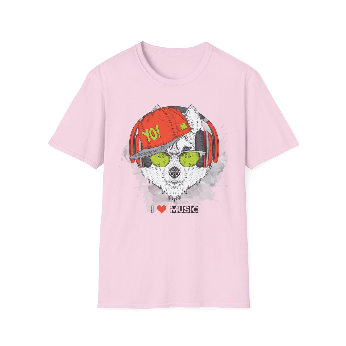 I love Music Animals Shirts, Shirt with Animals, Animals with Headphones Shirt