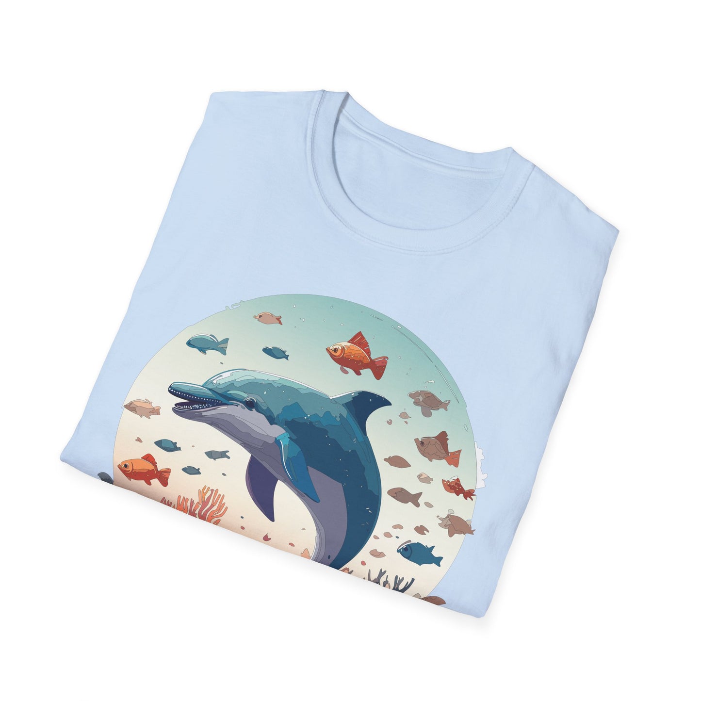 Dolphin Shirts, Shirt with Dolphin, Fish Tee Shirt, Animal Shirt