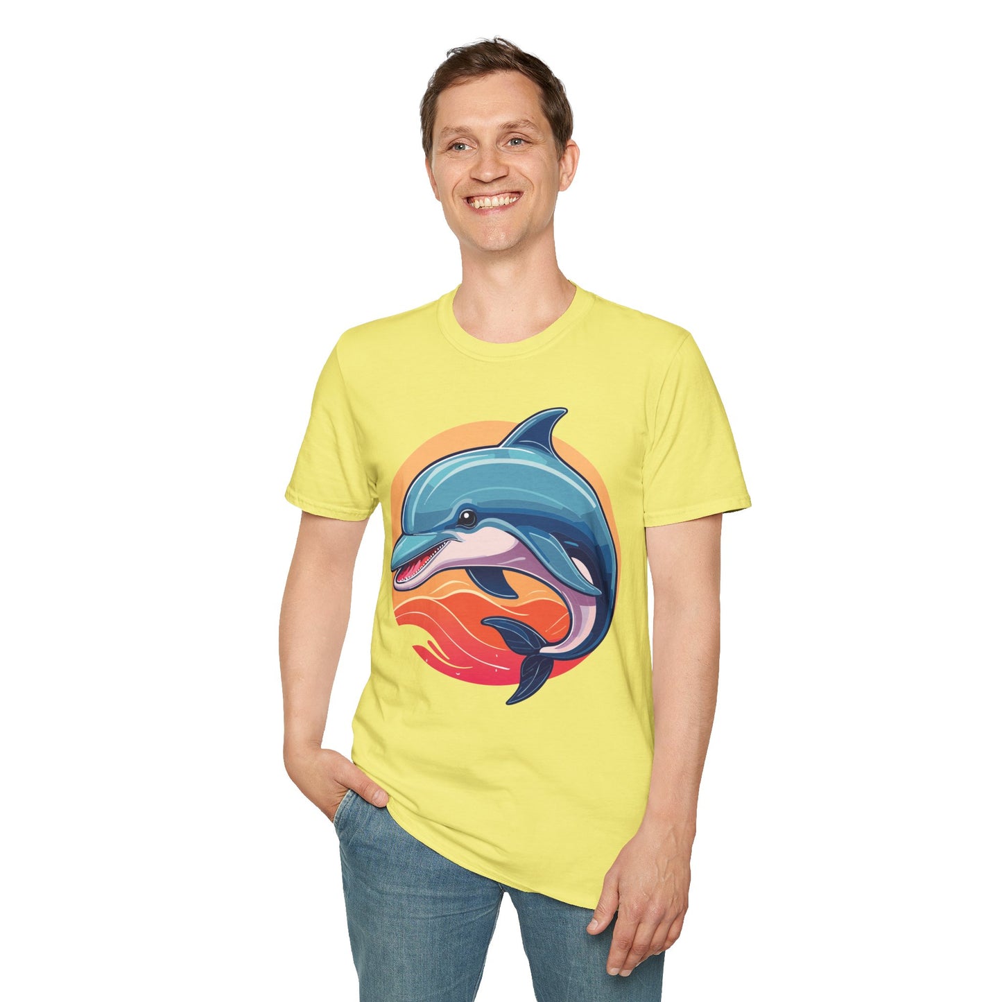 Dolphin Shirts, Shirt with Dolphin, Fish Tee Shirt, Animal Shirt
