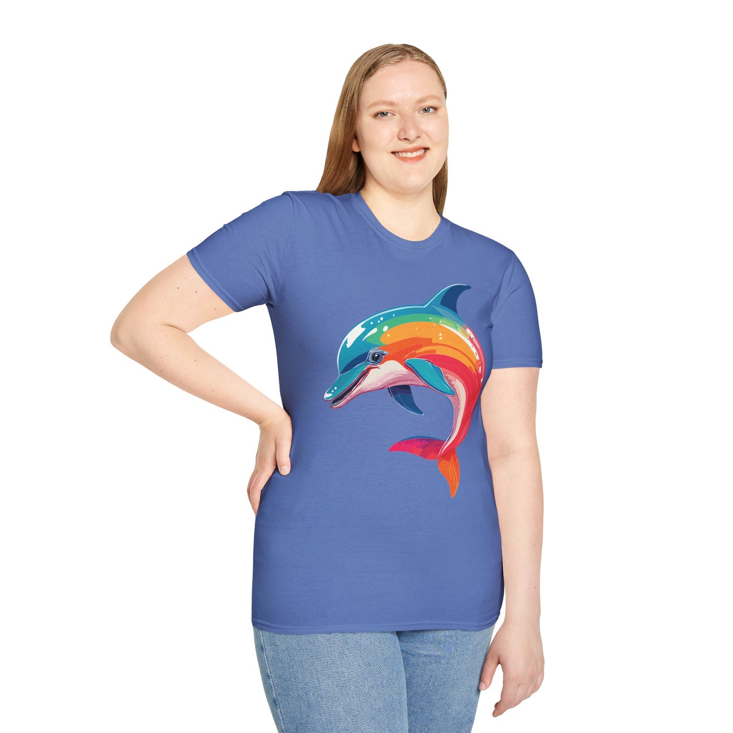 Dolphin Shirts, Shirt with Dolphin, Fish Tee Shirt, Animal Shirt