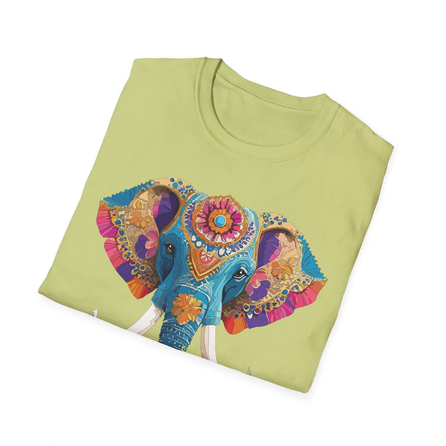 Elephant Shirt, T Shirt with Elephant, Elephant on T Shirt, T Shirt with Animation, Animals Tee Shirt