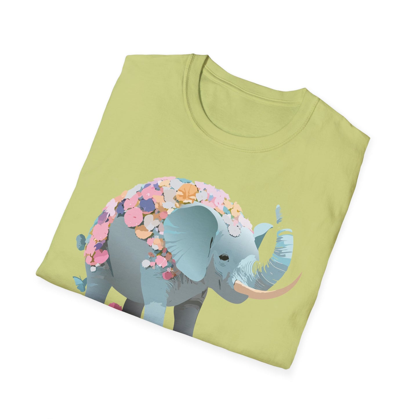 Elephant Shirt, T Shirt with Elephant, Elephant on T Shirt, T Shirt with Animation, Animals Tee Shirt