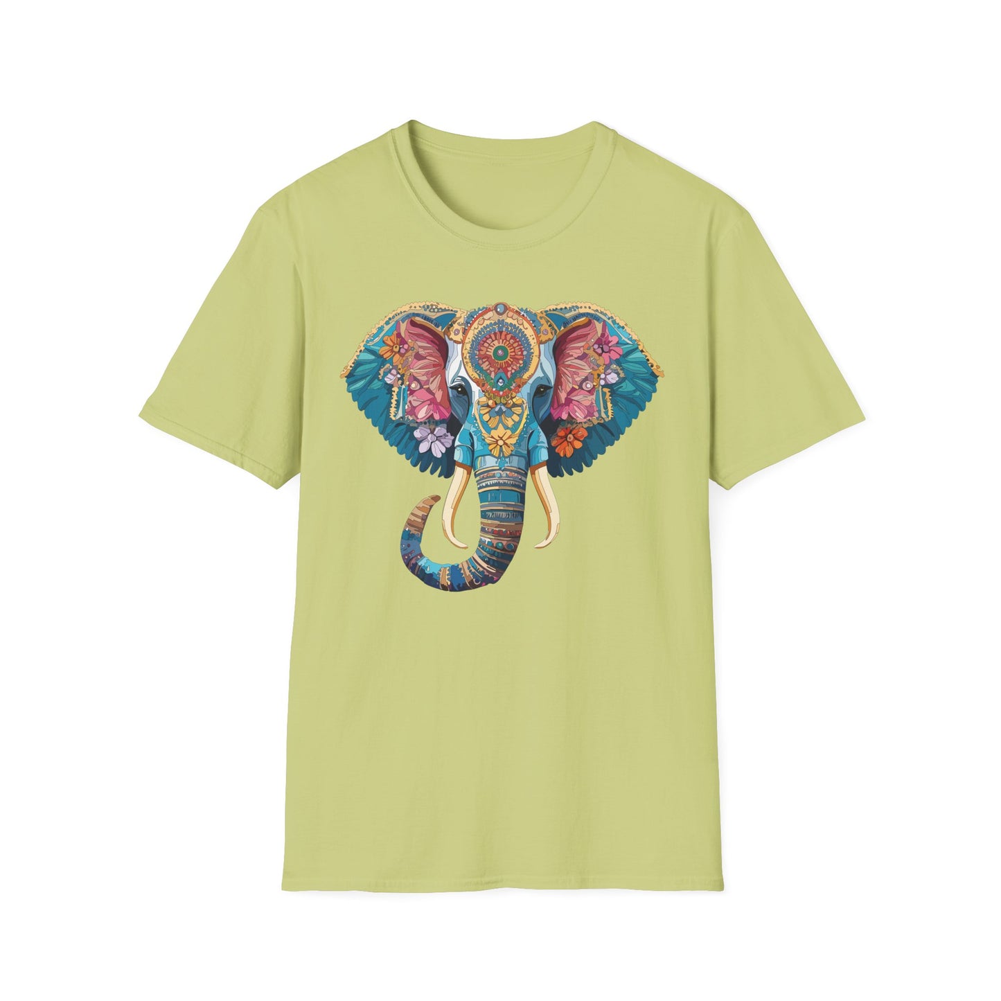 Elephant Shirt, T Shirt with Elephant, Elephant on T Shirt, T Shirt with Animation, Animals Tee Shirt