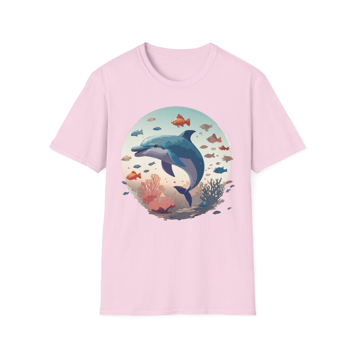 Dolphin Shirts, Shirt with Dolphin, Fish Tee Shirt, Animal Shirt