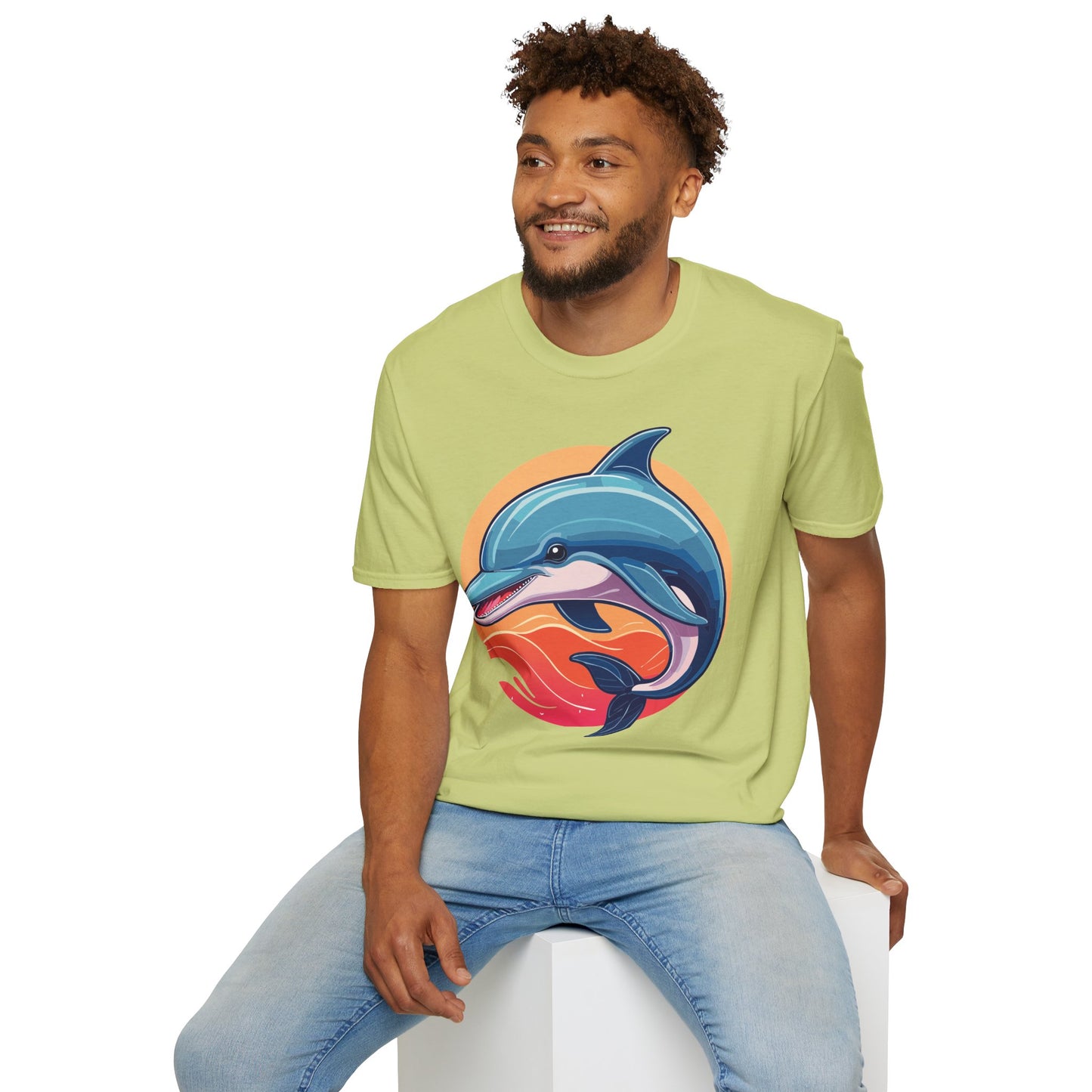 Dolphin Shirts, Shirt with Dolphin, Fish Tee Shirt, Animal Shirt