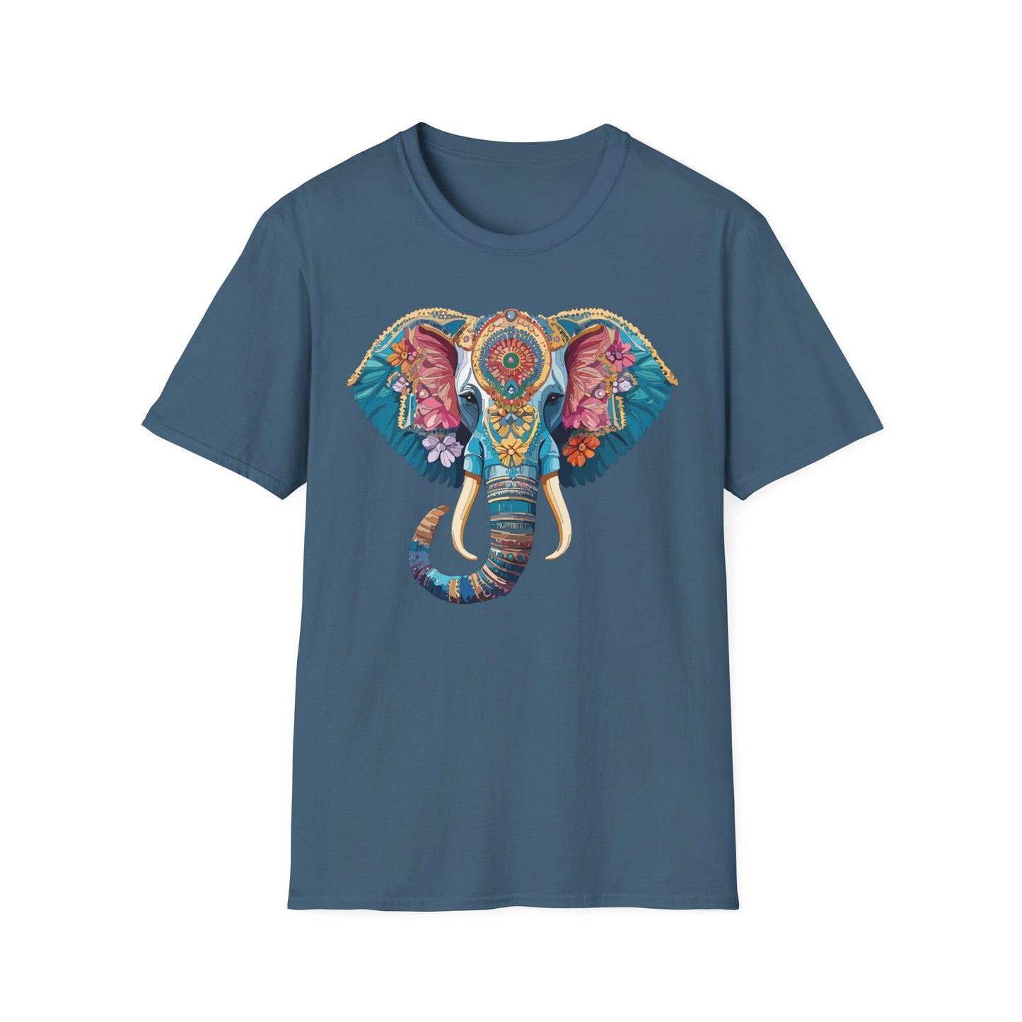 Elephant Shirt, T Shirt with Elephant, Elephant on T Shirt, T Shirt with Animation, Animals Tee Shirt