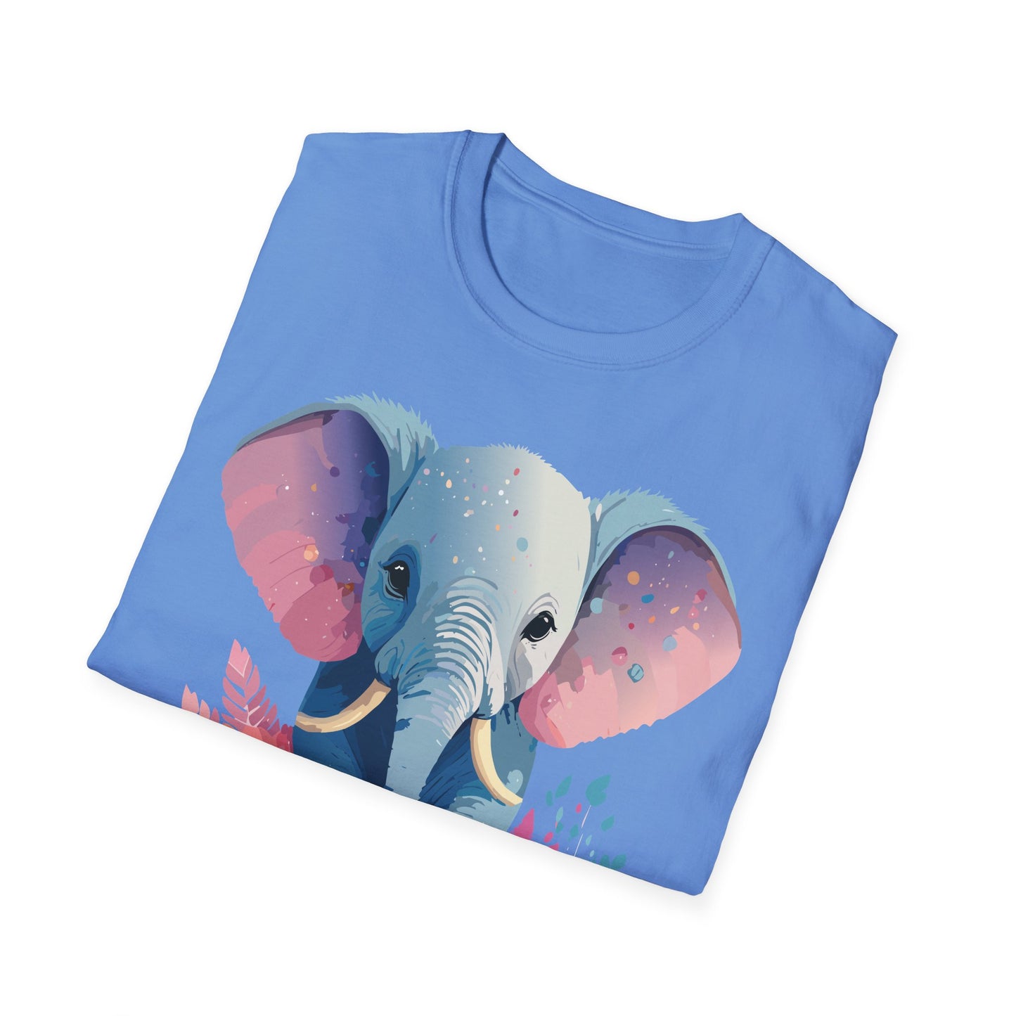 Elephant Shirt, T Shirt with Elephant, Elephant on T Shirt, T Shirt with Animation, Animals Tee Shirt