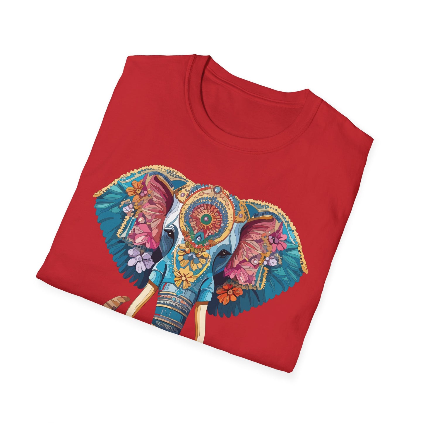 Elephant Shirt, T Shirt with Elephant, Elephant on T Shirt, T Shirt with Animation, Animals Tee Shirt