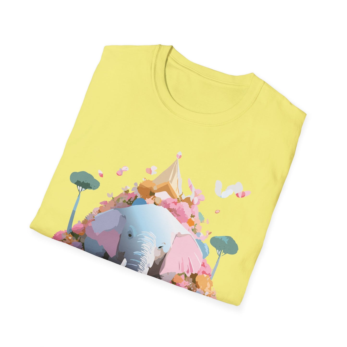 Elephant Shirt, T Shirt with Elephant, Elephant on T Shirt, T Shirt with Animation, Animals Tee Shirt