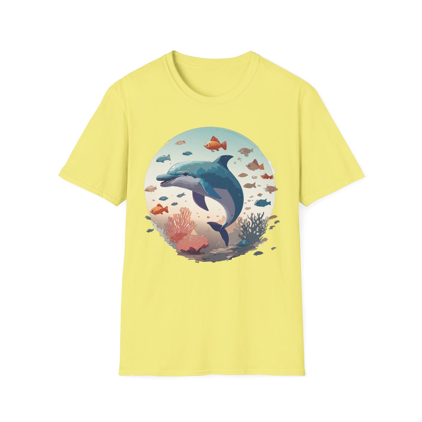 Dolphin Shirts, Shirt with Dolphin, Fish Tee Shirt, Animal Shirt