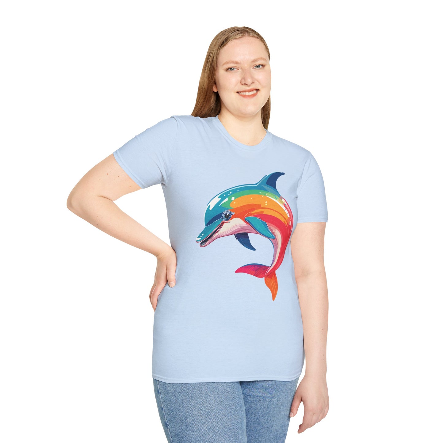 Dolphin Shirts, Shirt with Dolphin, Fish Tee Shirt, Animal Shirt