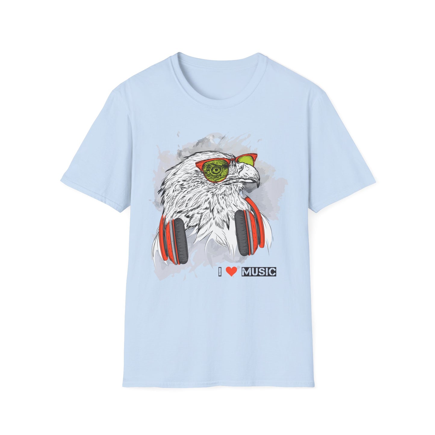 I love Music Animals Shirts, Shirt with Animals, Animals with Headphones Shirt
