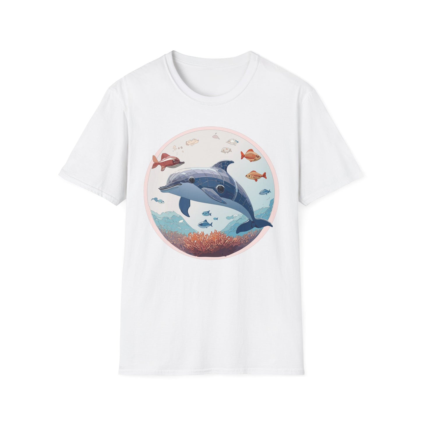 Dolphin Shirts, Shirt with Dolphin, Fish Tee Shirt, Animal Shirt