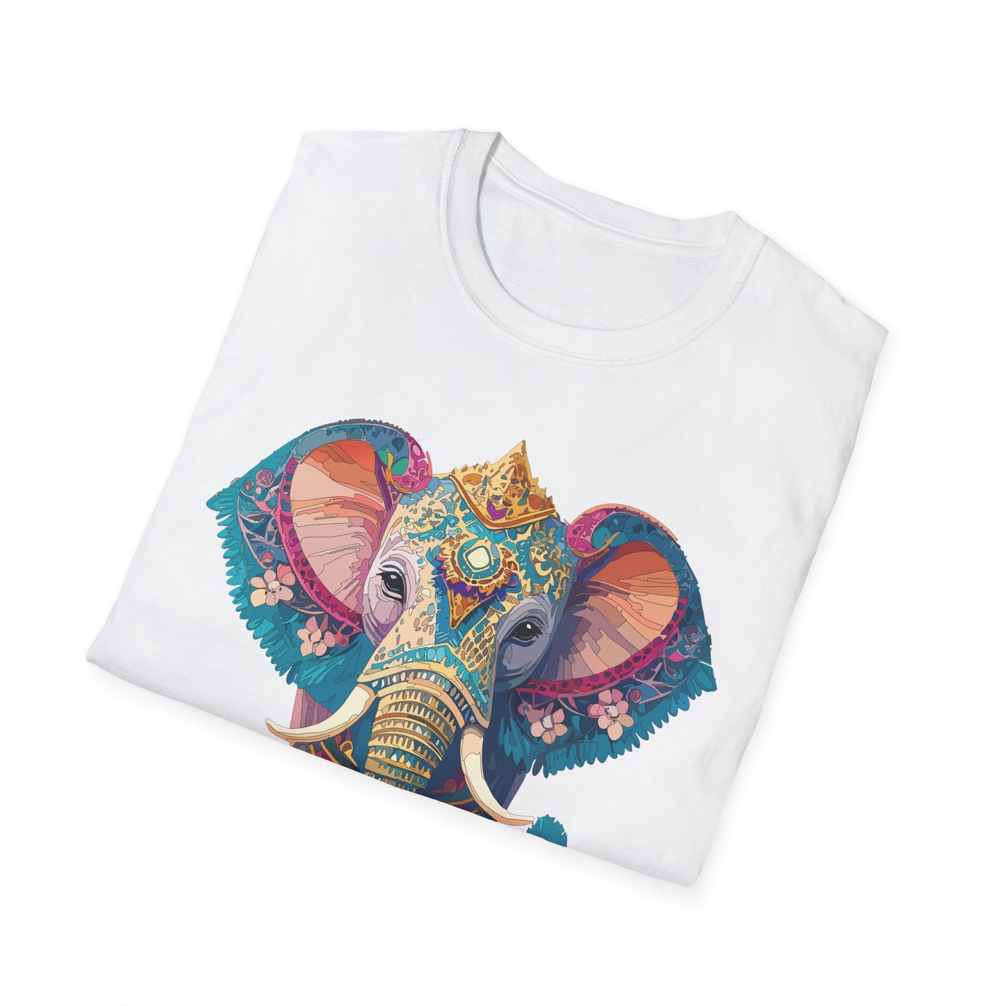 Elephant Shirt, T Shirt with Elephant, Elephant on T Shirt, T Shirt with Animation, Animals Tee Shirt