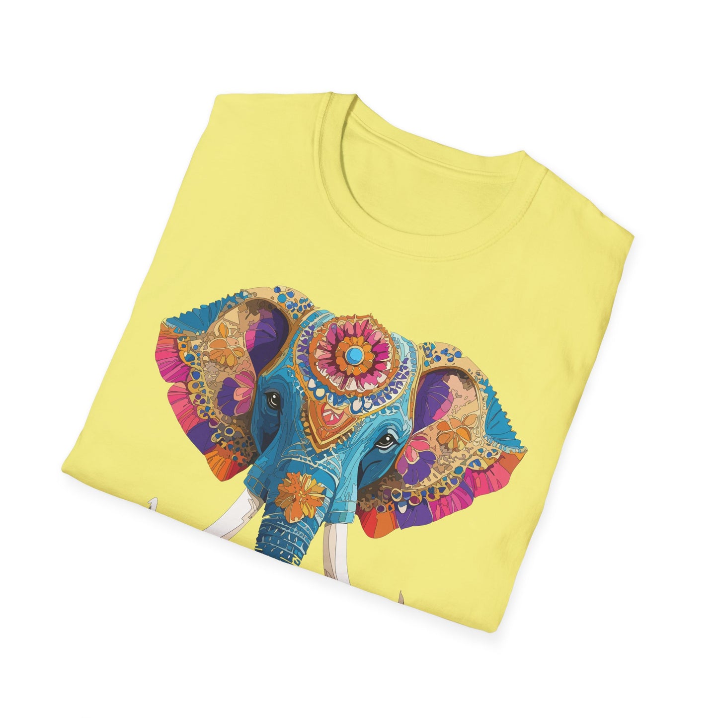 Elephant Shirt, T Shirt with Elephant, Elephant on T Shirt, T Shirt with Animation, Animals Tee Shirt