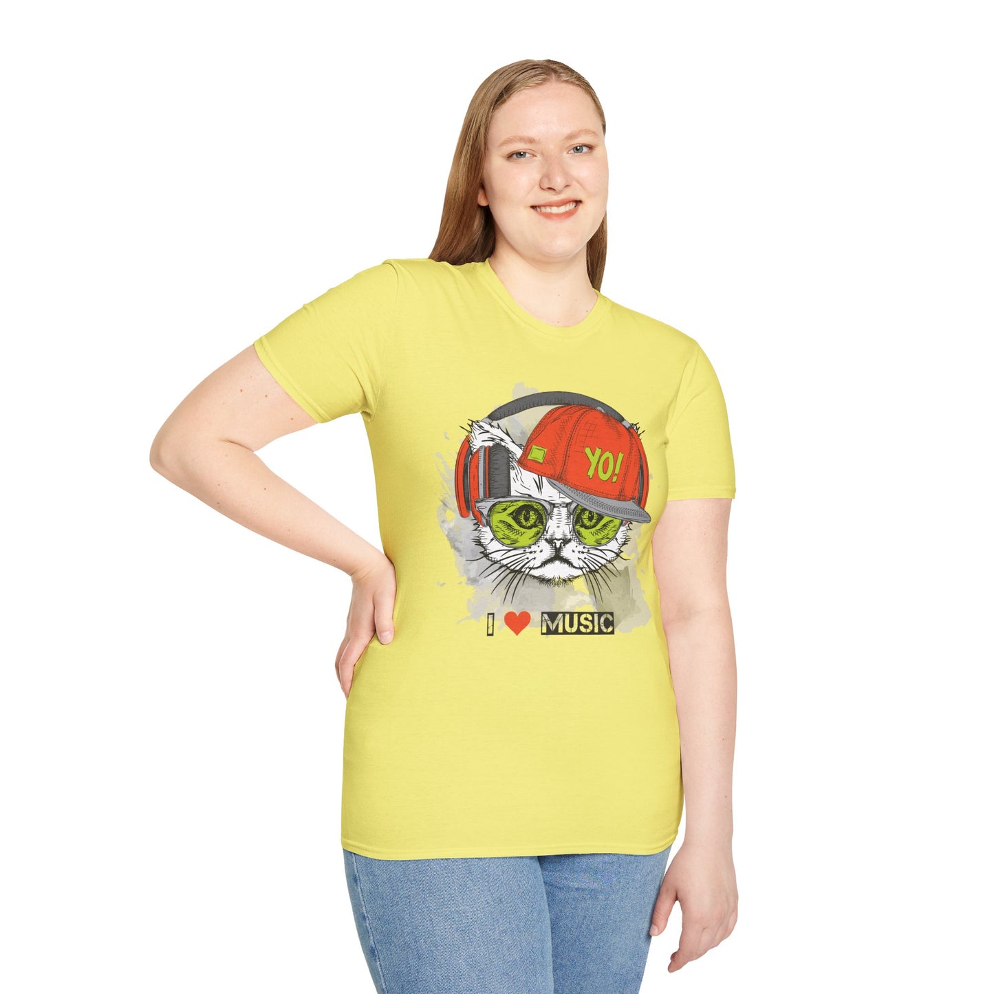 I love Music Animals Shirts, Shirt with Animals, Animals with Headphones Shirt