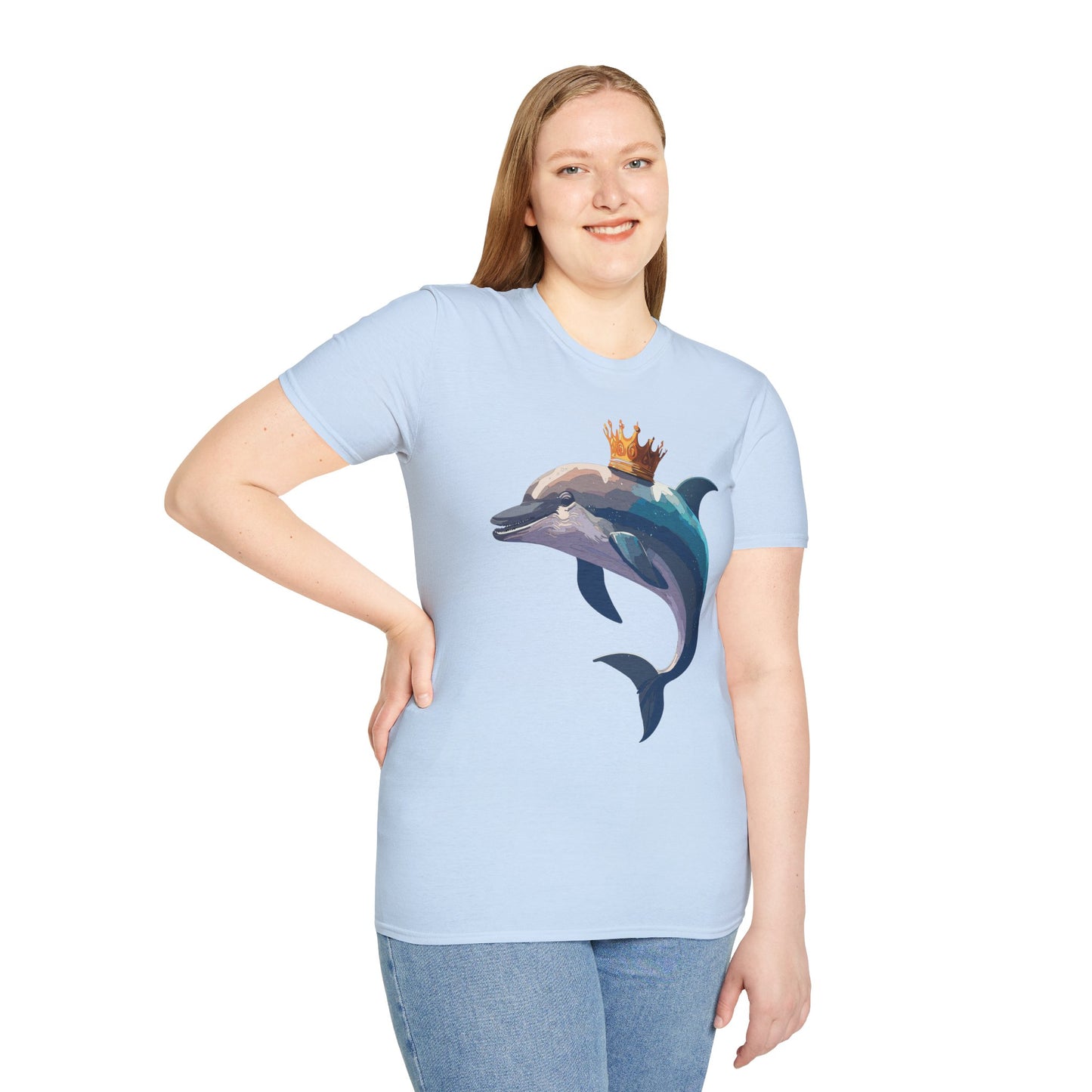 Dolphin Shirts, Shirt with Dolphin, Fish Tee Shirt, Animal Shirt