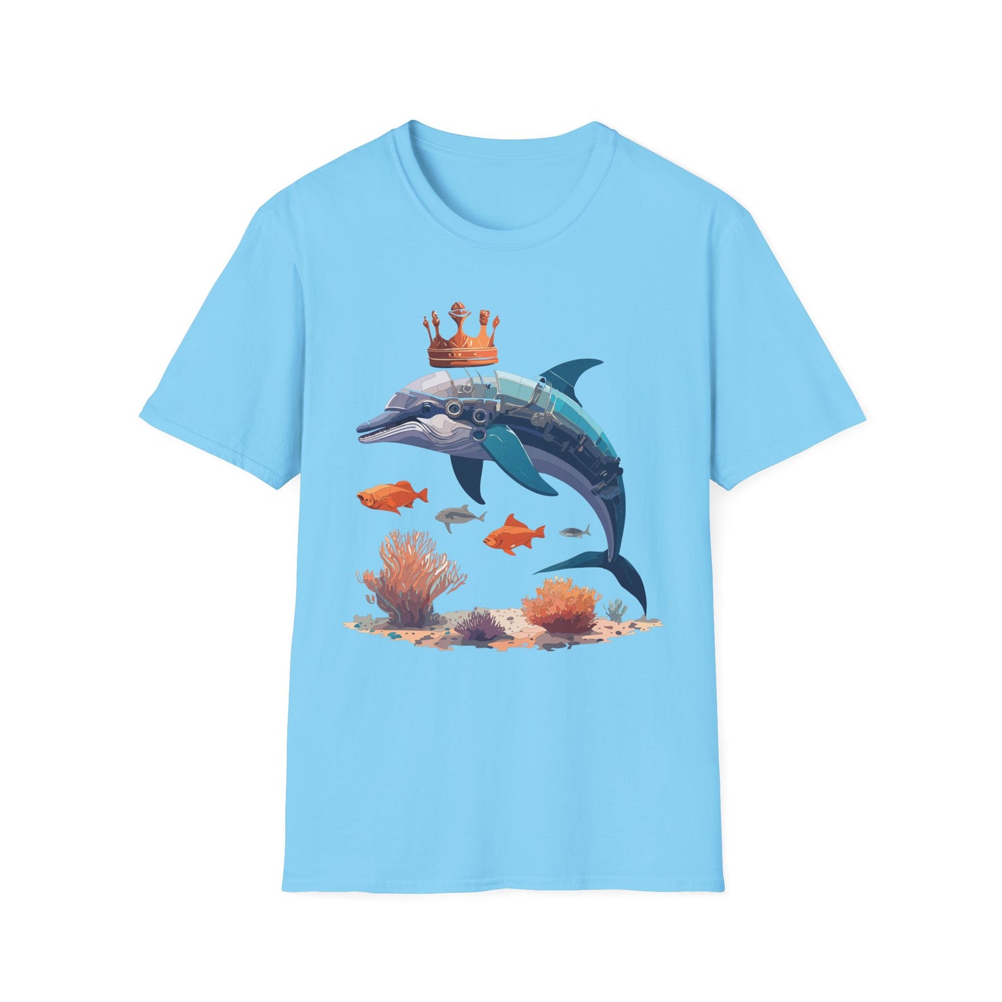 Dolphin Shirts, Shirt with Dolphin, Fish Tee Shirt, Animal Shirt