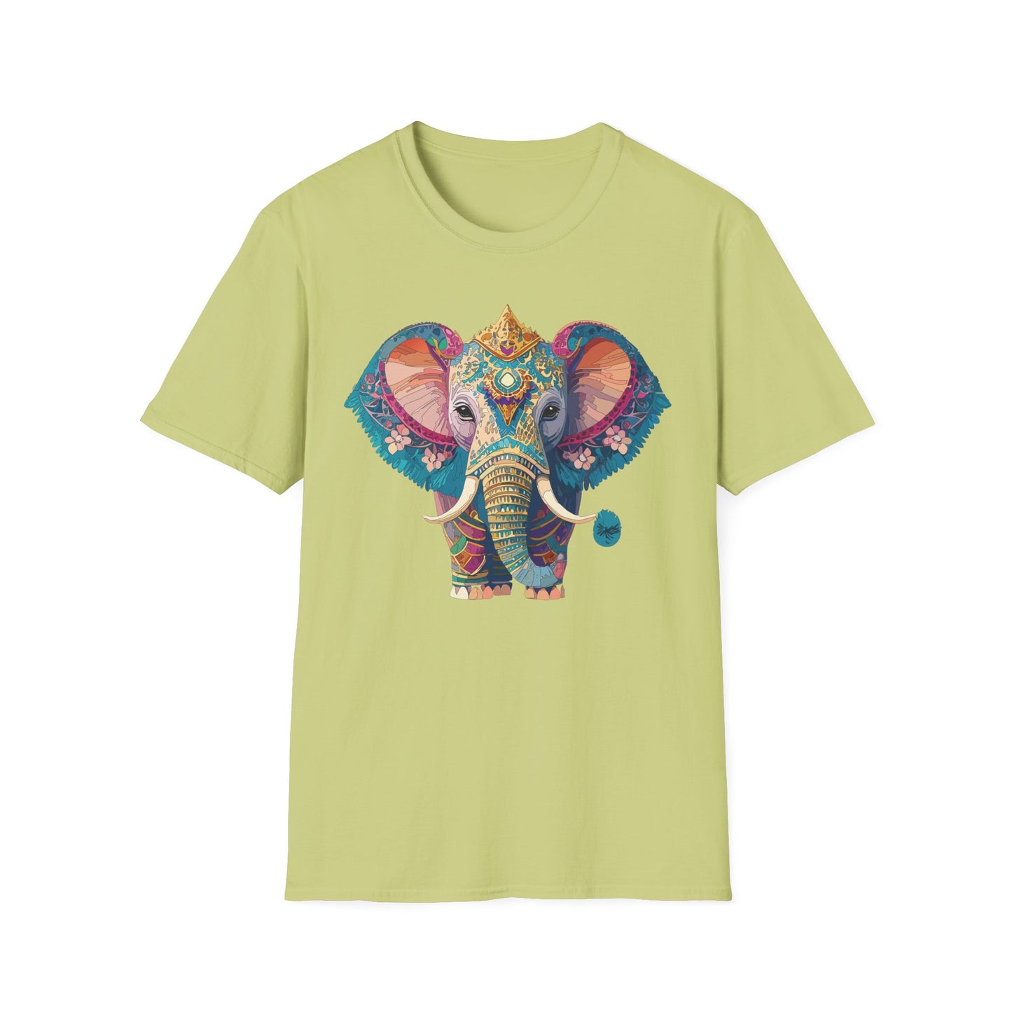 Elephant Shirt, T Shirt with Elephant, Elephant on T Shirt, T Shirt with Animation, Animals Tee Shirt